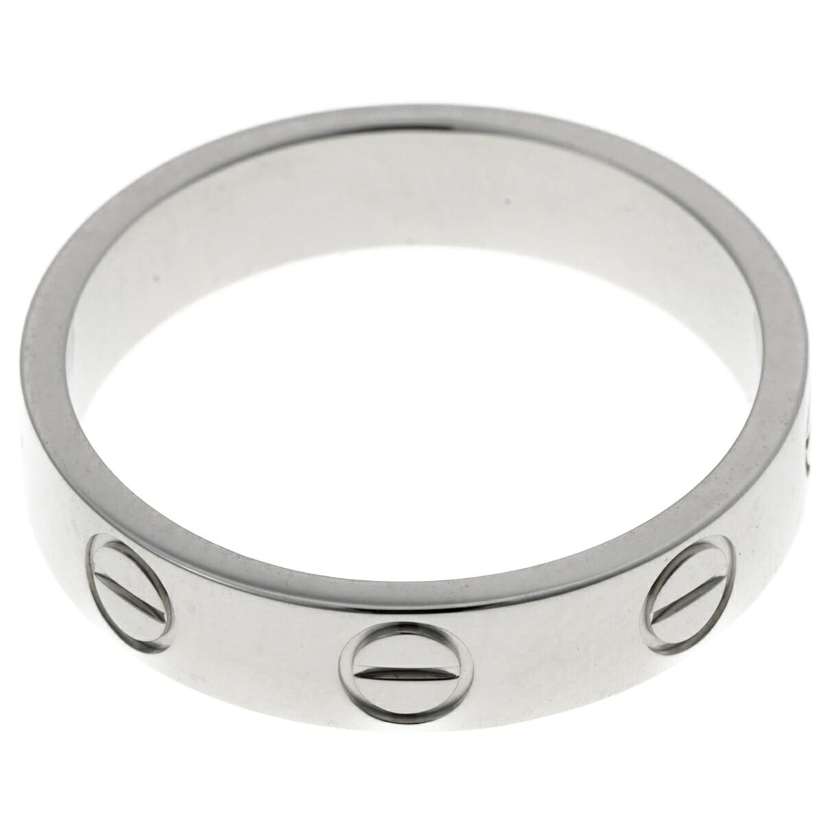 Cartier White Gold White Gold (18K) Band Ring (Pre-Owned)