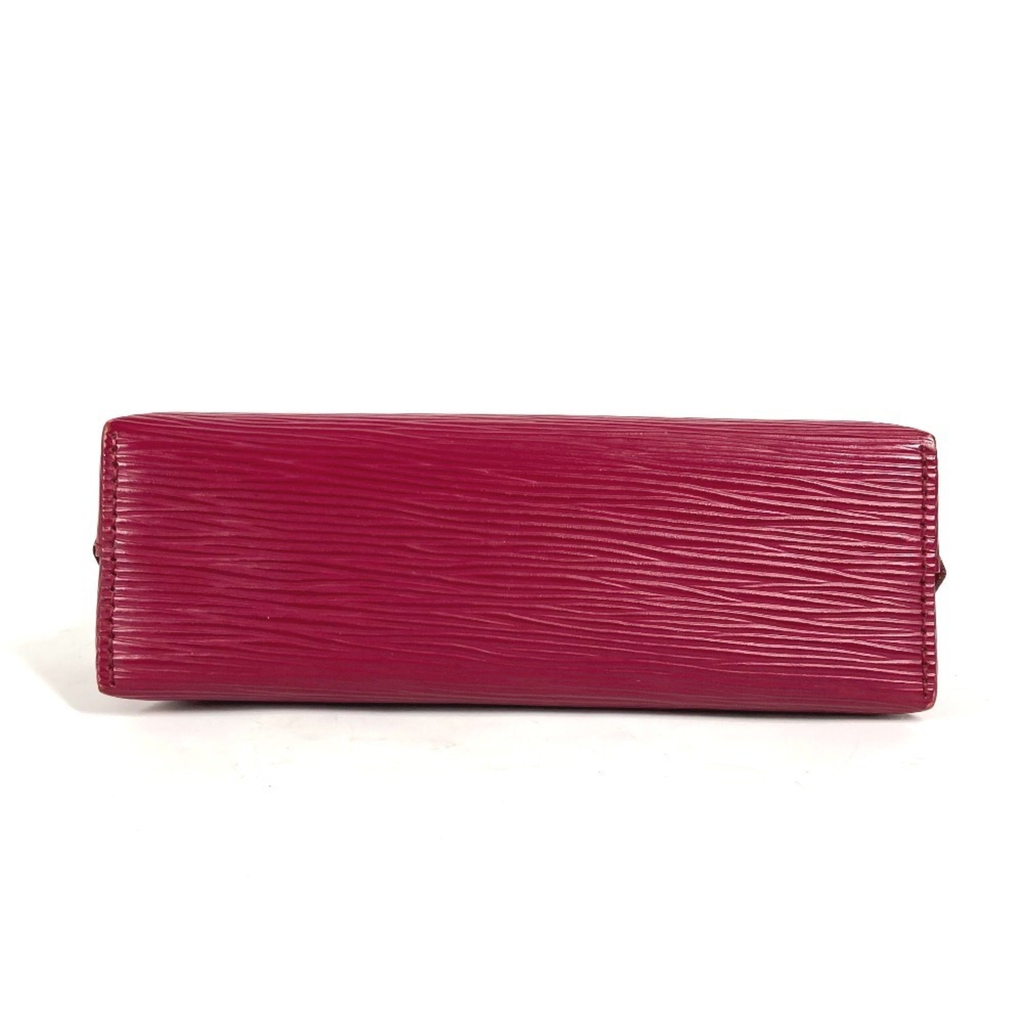 Louis Vuitton Fuchsia Pink Pink Epi Leather Pochette Pouch (Pre-Owned)