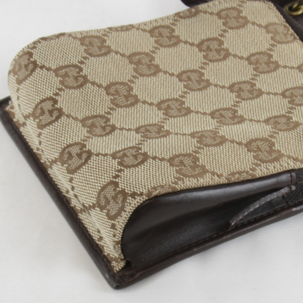 Gucci Brown Gg Canvas Shoulder Bag (Pre-Owned)