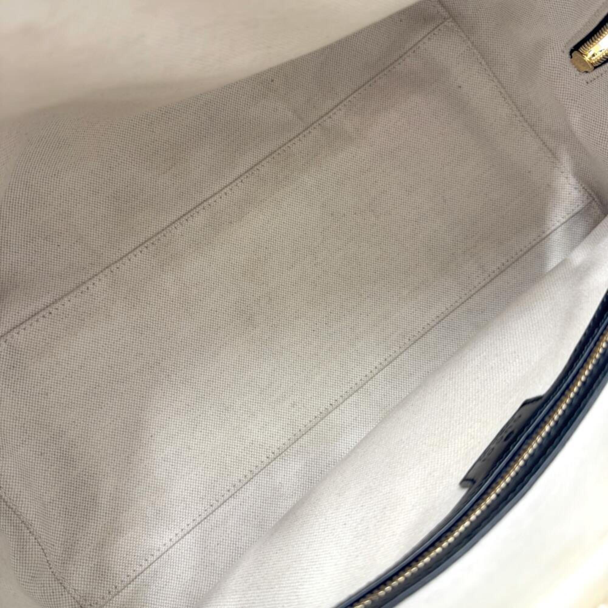 Gucci Black Leather Handbag Shoulder Bag (Pre-Owned)