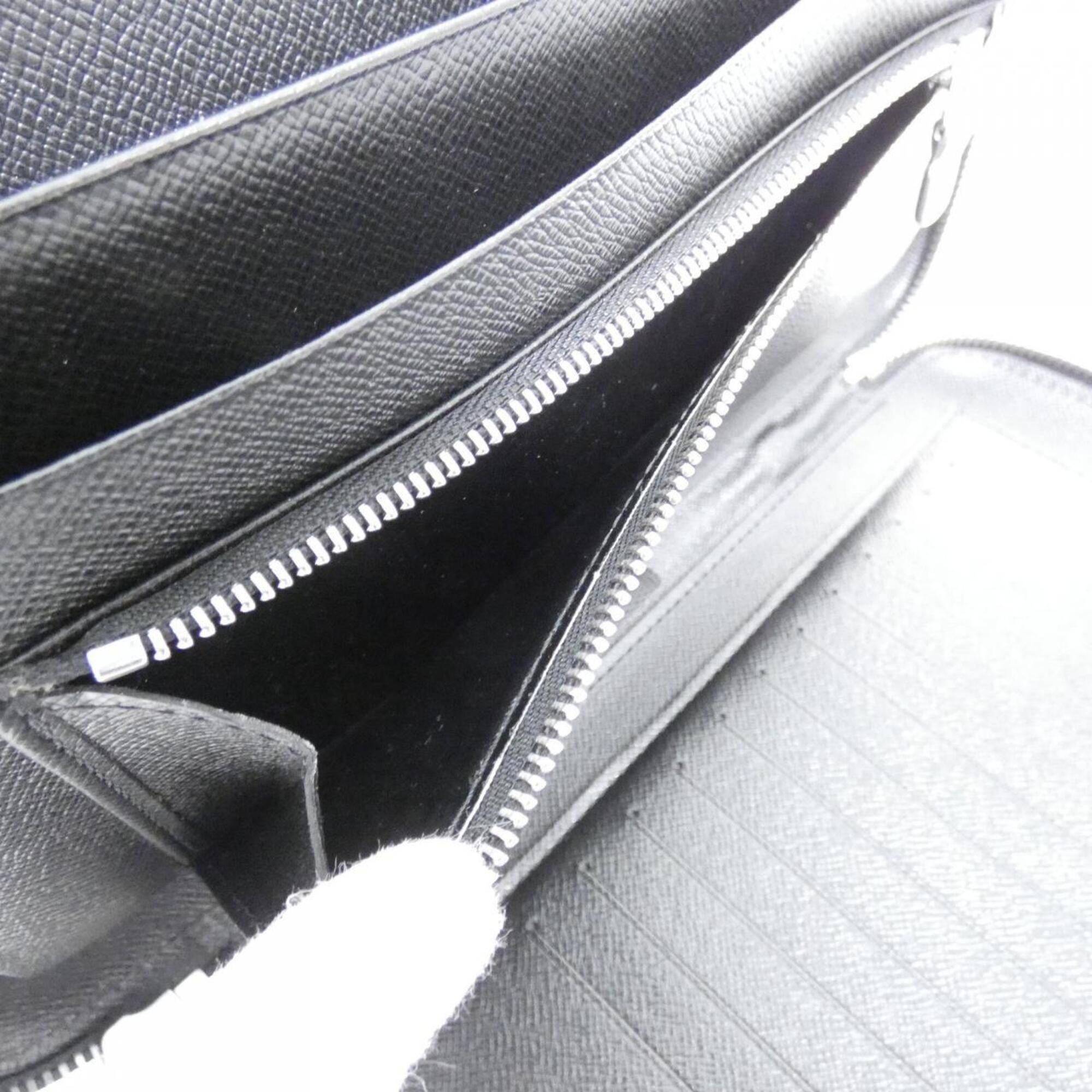 Louis Vuitton Ardoise Leather Long Wallet (Bi-Fold) (Pre-Owned)