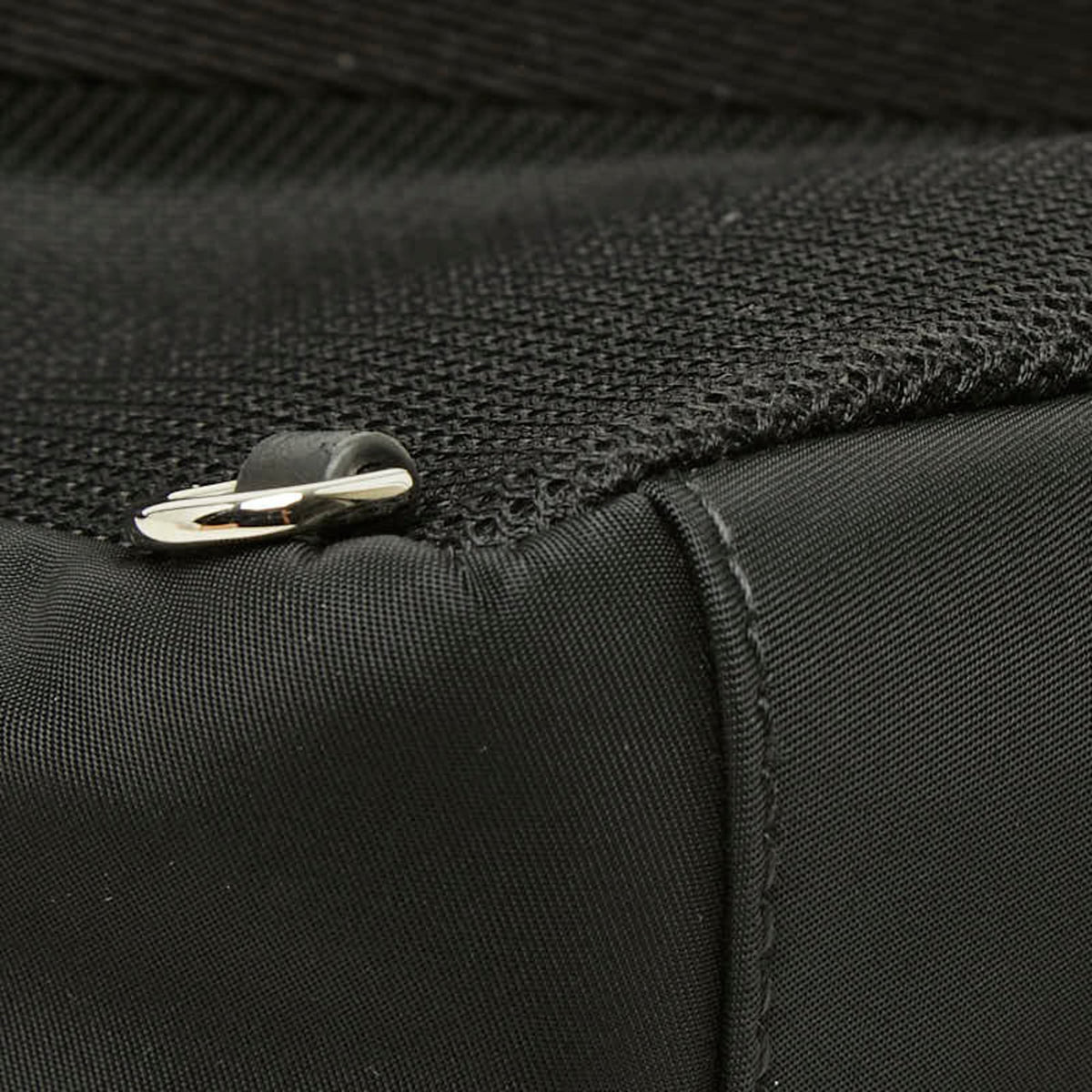 Bally Black Nylon Handbag Sling Bag (Pre-Owned)