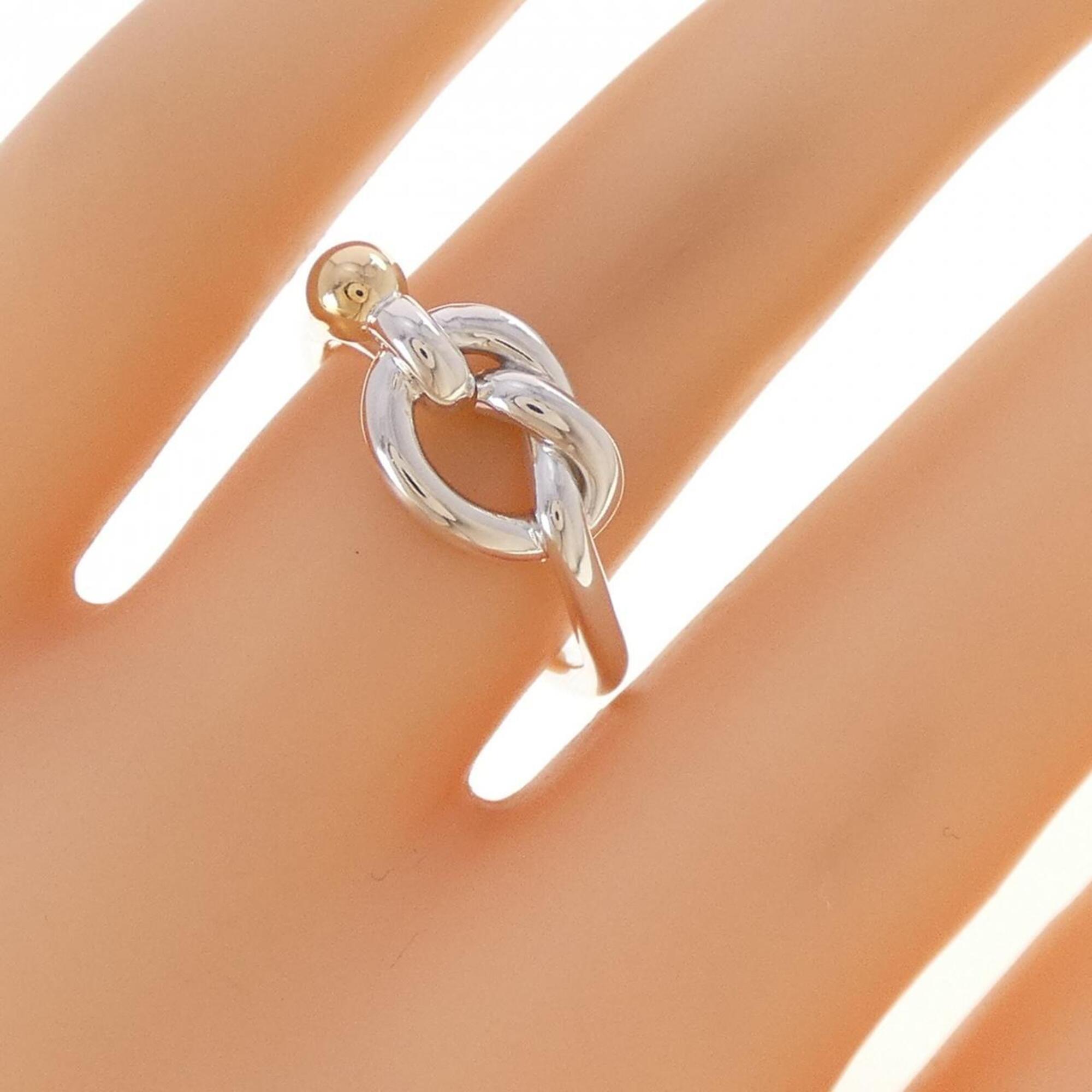 Tiffany Yellow Gold (18K) Silver 925 Band Ring (Pre-Owned)