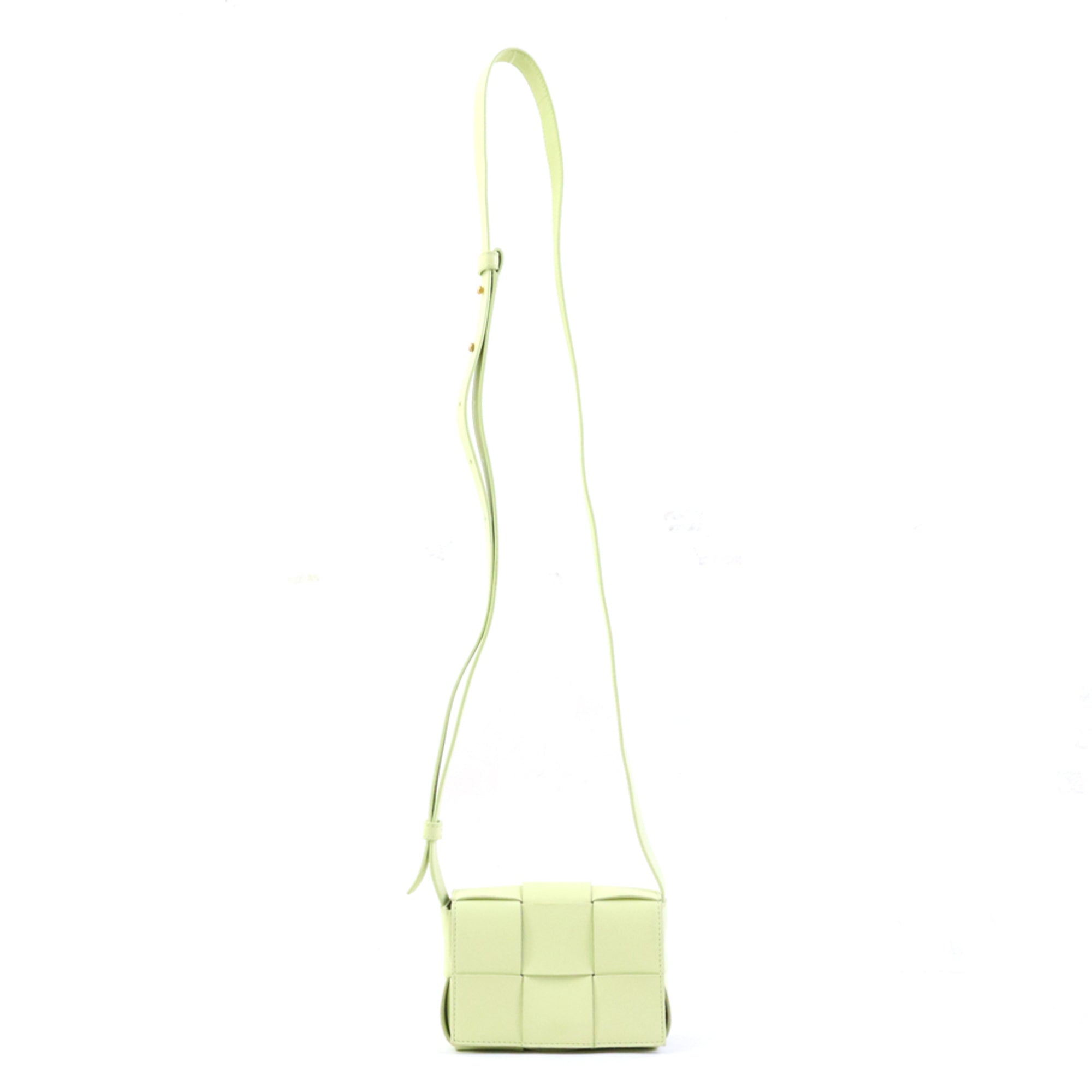 Bottega Veneta Yellow Leather Shoulder Bag (Pre-Owned)