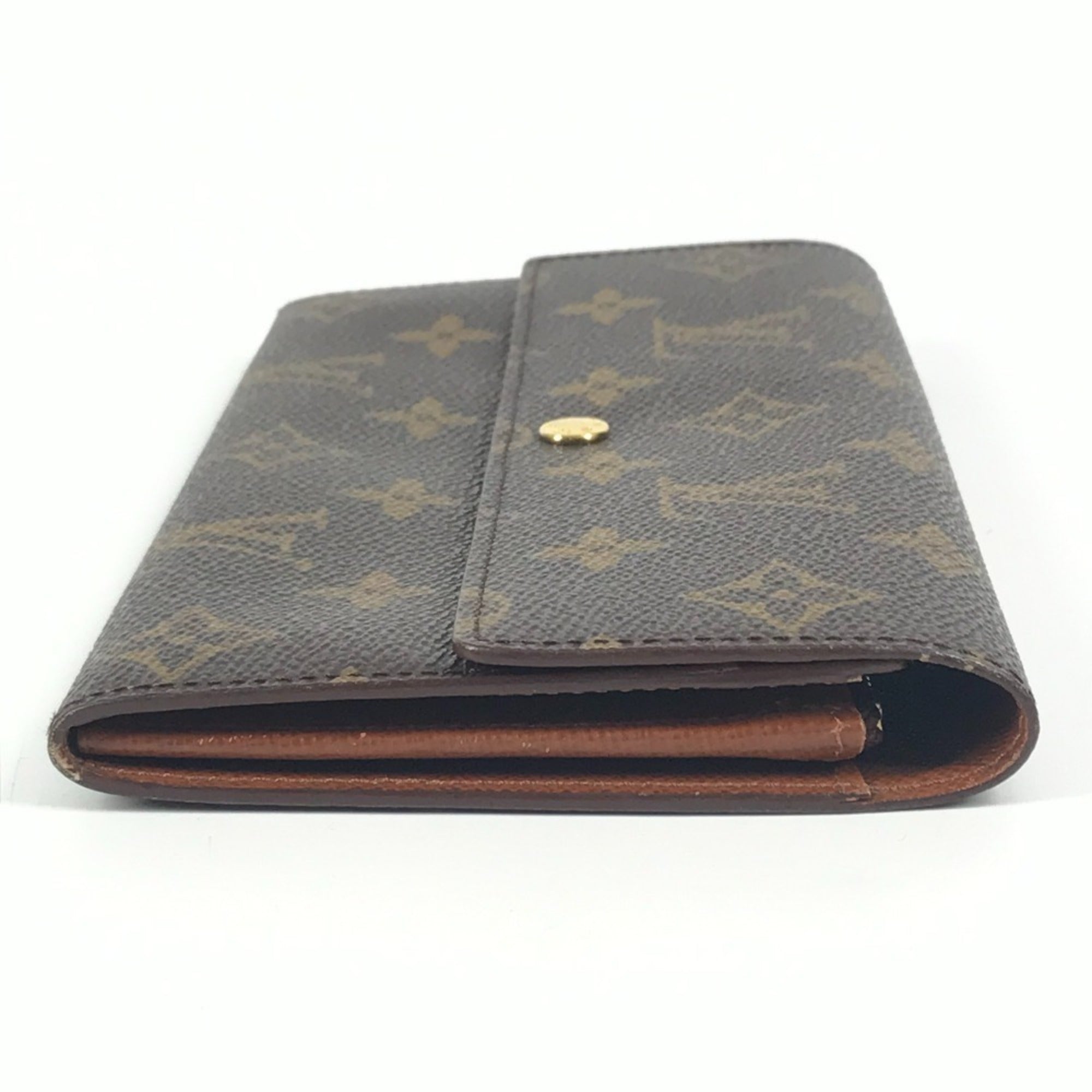 Louis Vuitton Monogram Brown Monogram Long Wallet (Bi-Fold) (Pre-Owned)