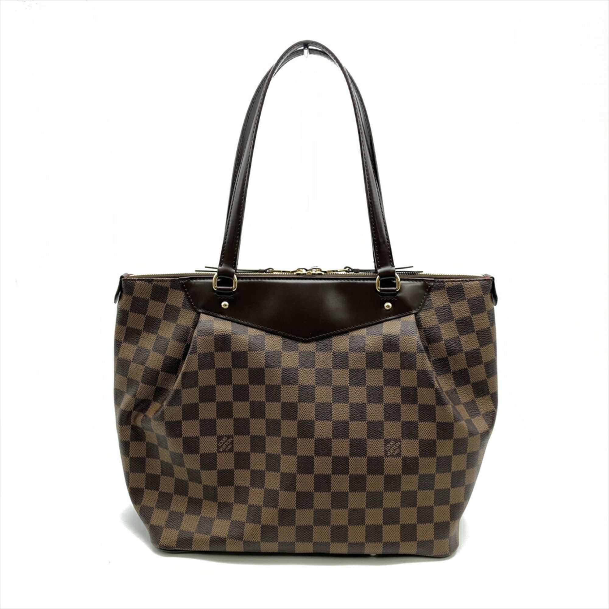 Louis Vuitton Brown Damier Canvas Tote Bag (Pre-Owned)