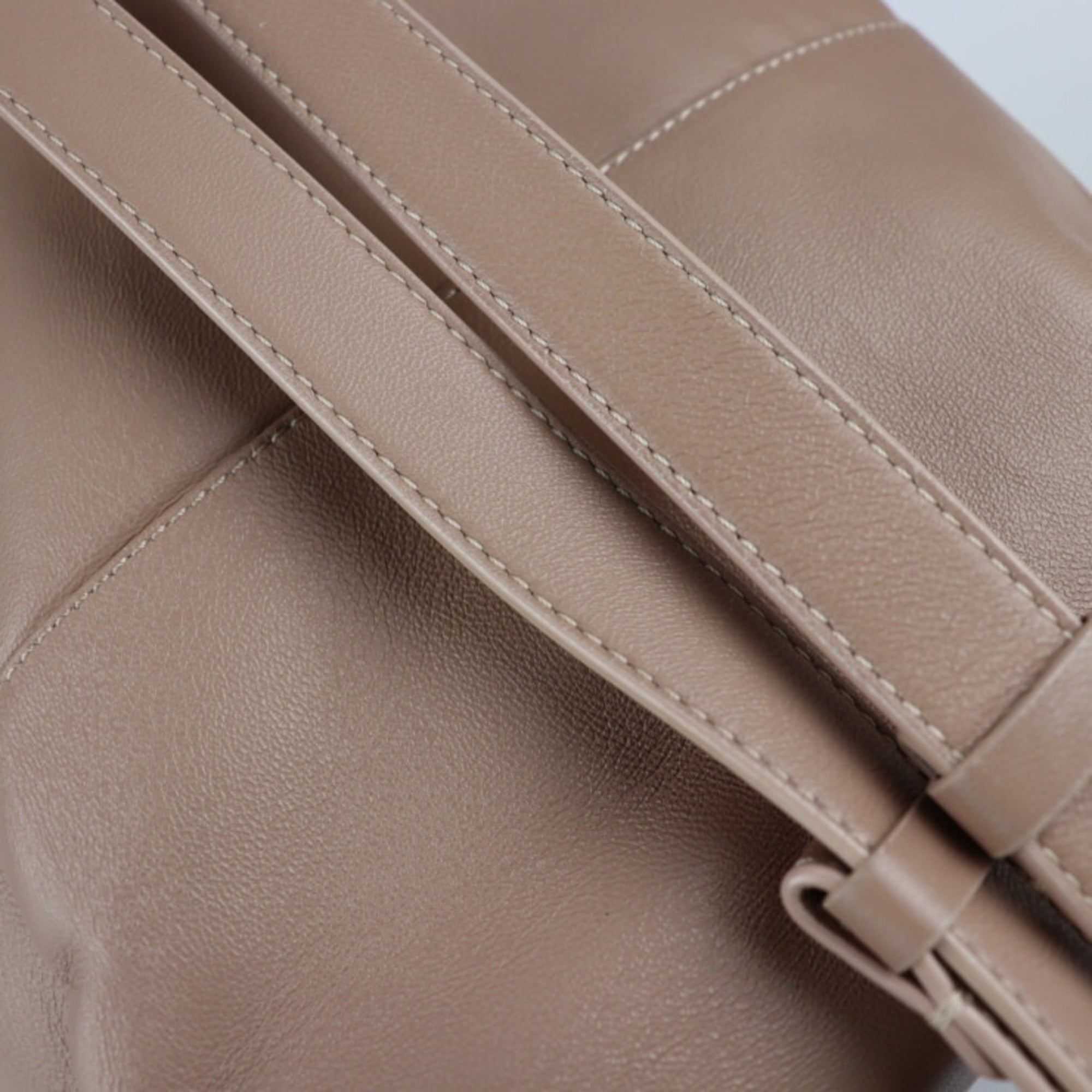 Jimmy Choo Pink Beige Leather Handbag Shoulder Bag (Pre-Owned)
