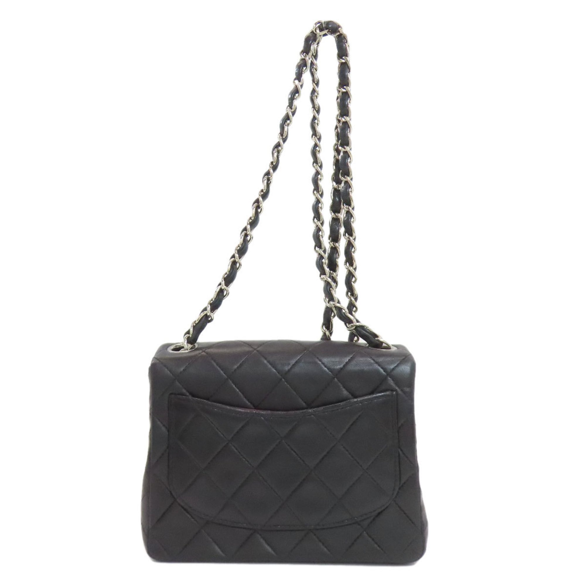 Chanel Black Leather Shoulder Bag (Pre-Owned)
