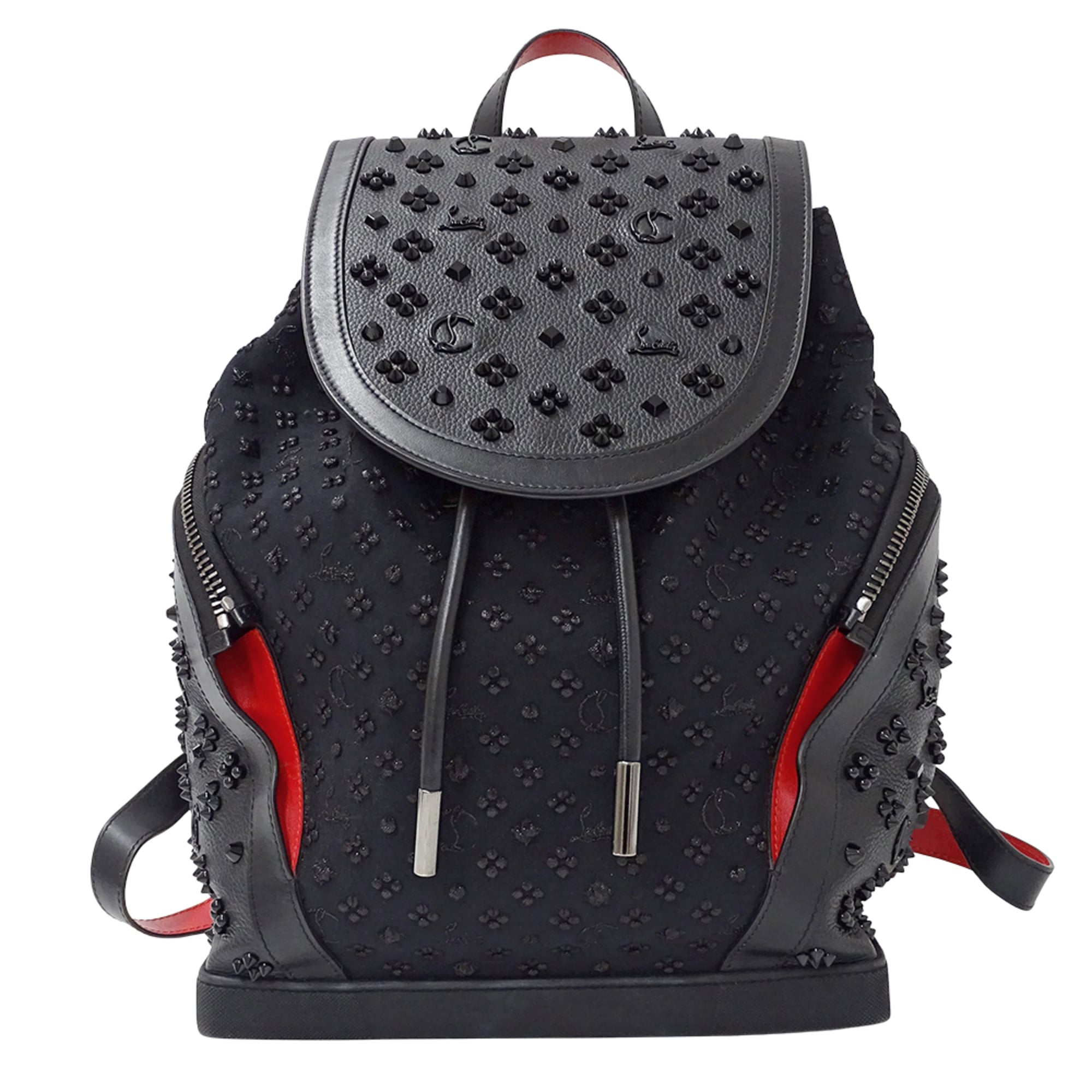 Christian Louboutin Black Nylon Handbag (Pre-Owned)