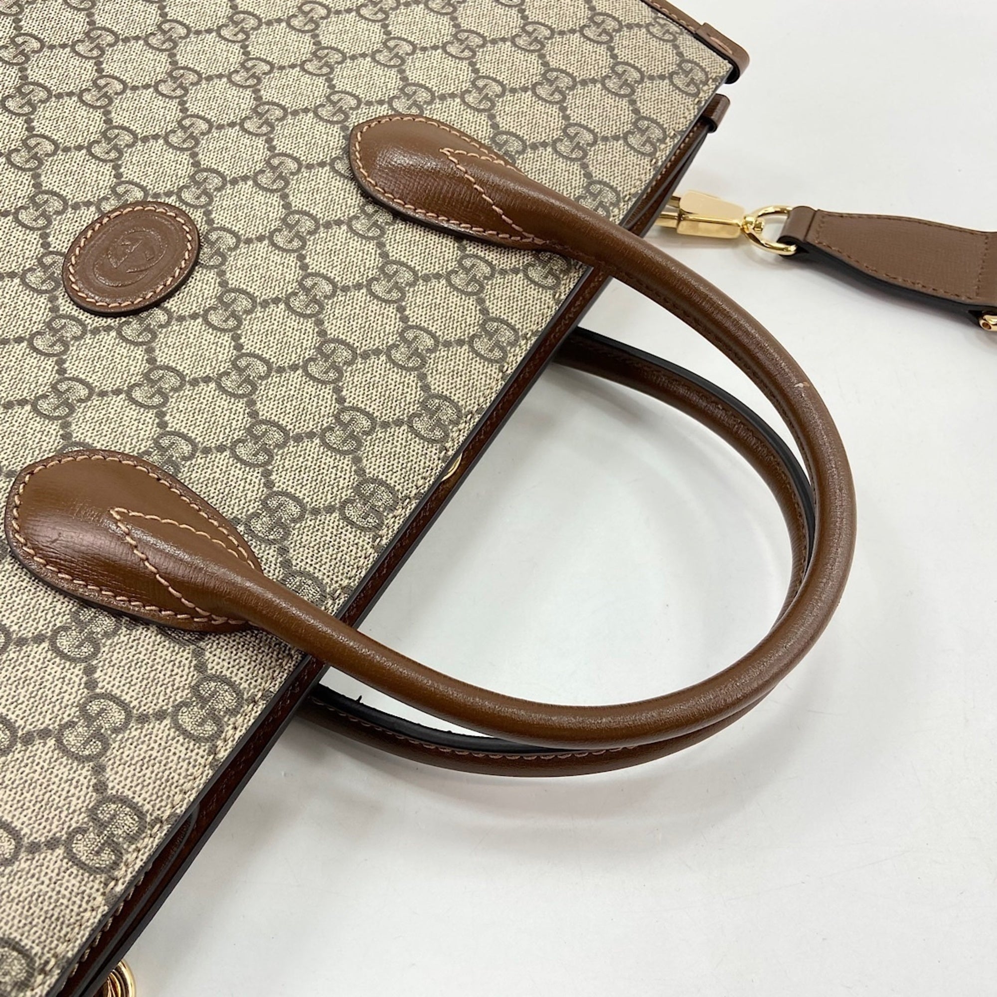 Gucci Brown Tote Bag (Pre-Owned)