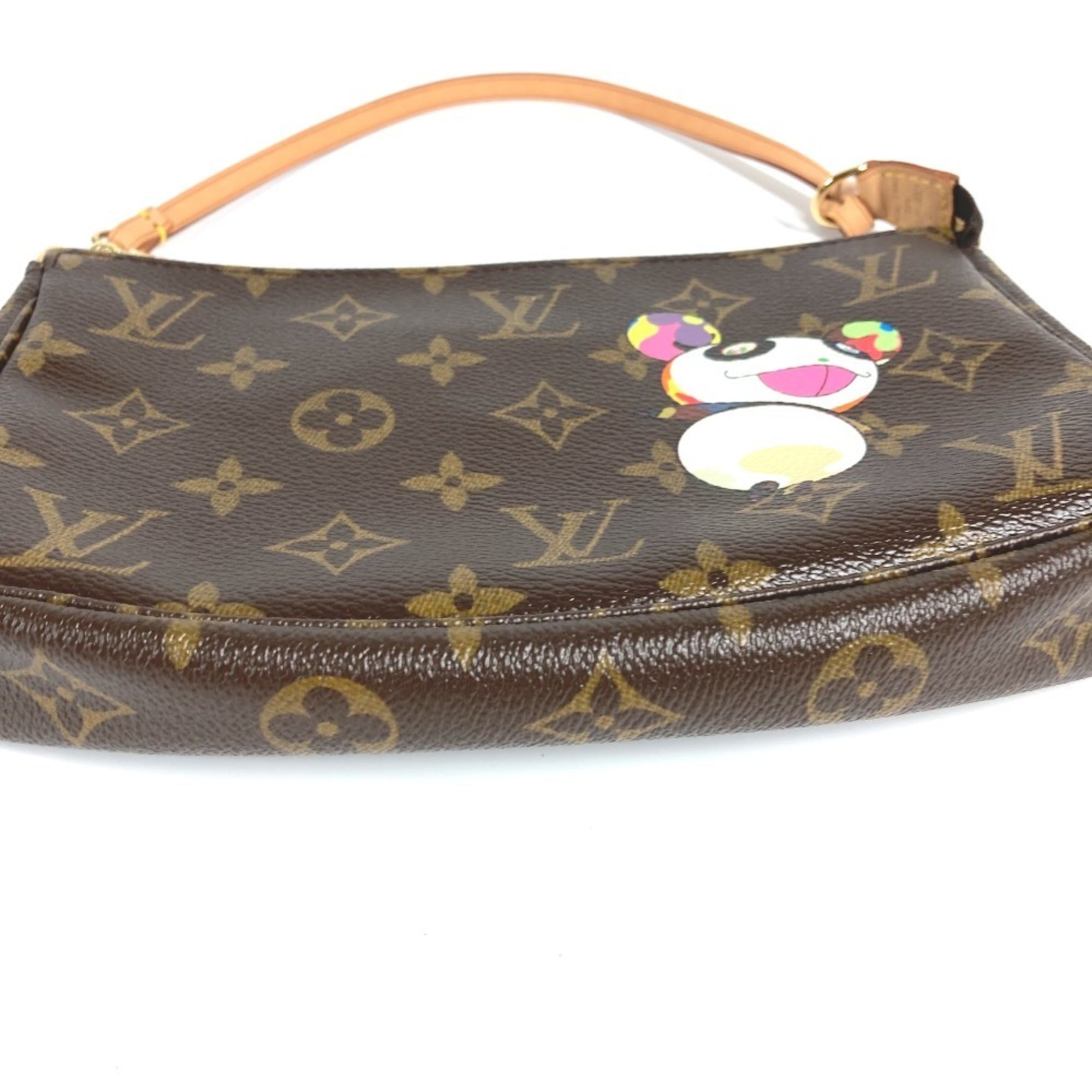 Louis Vuitton Brown Monogram Panda Monogram Handbag Pouch Shoulder Bag (Pre-Owned)
