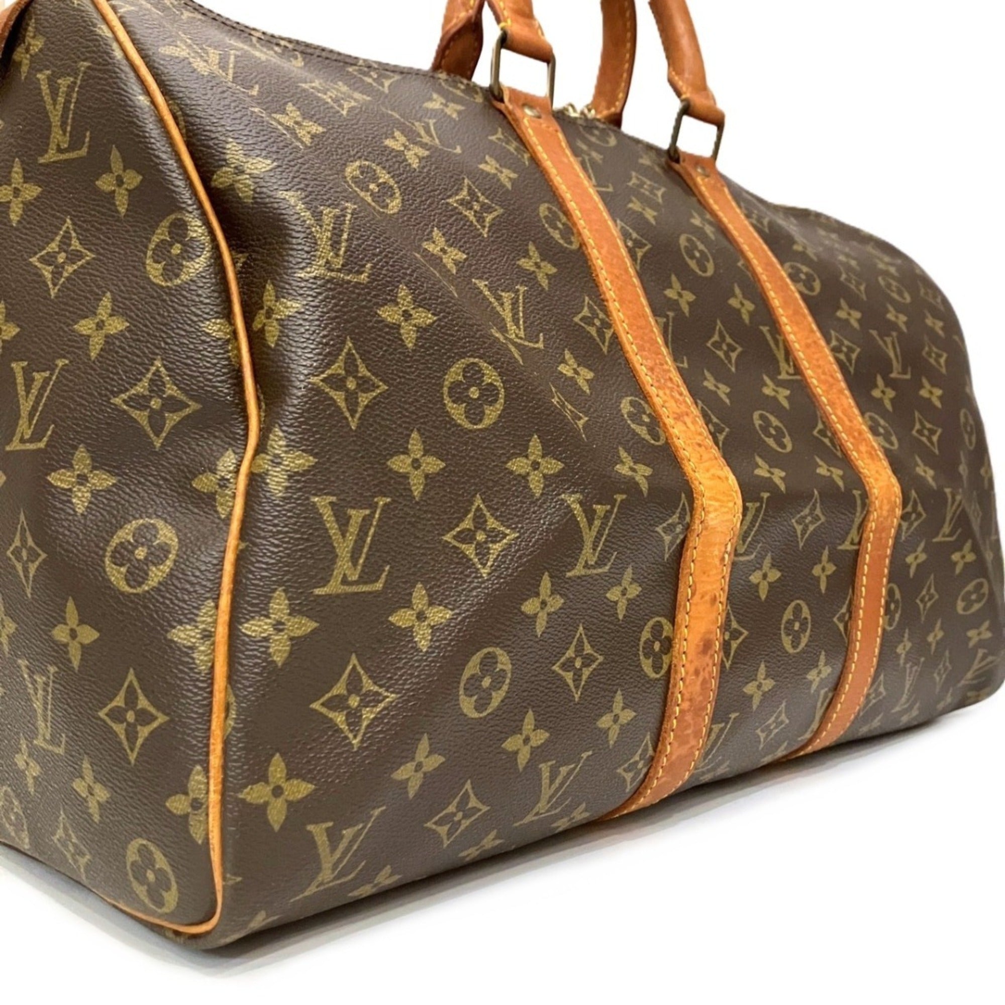 Louis Vuitton Brown Monogram Boston Bag (Pre-Owned)