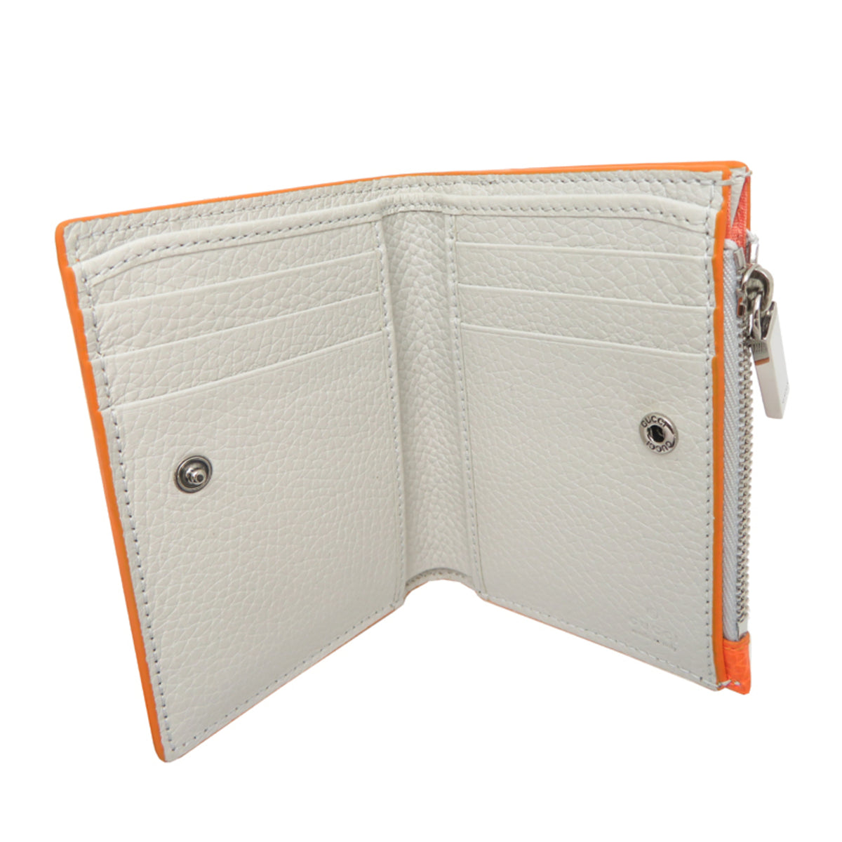 Gucci White Leather Wallet (Bi-Fold) (Pre-Owned)