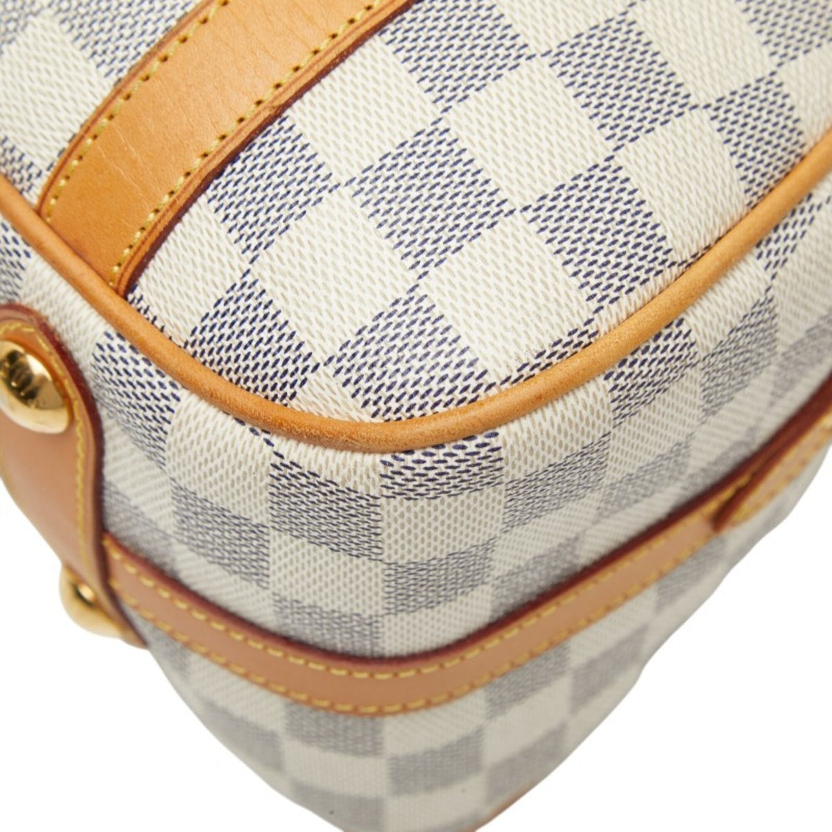Louis Vuitton Ivory White Pvc Leather Handbag Tote Bag (Pre-Owned)