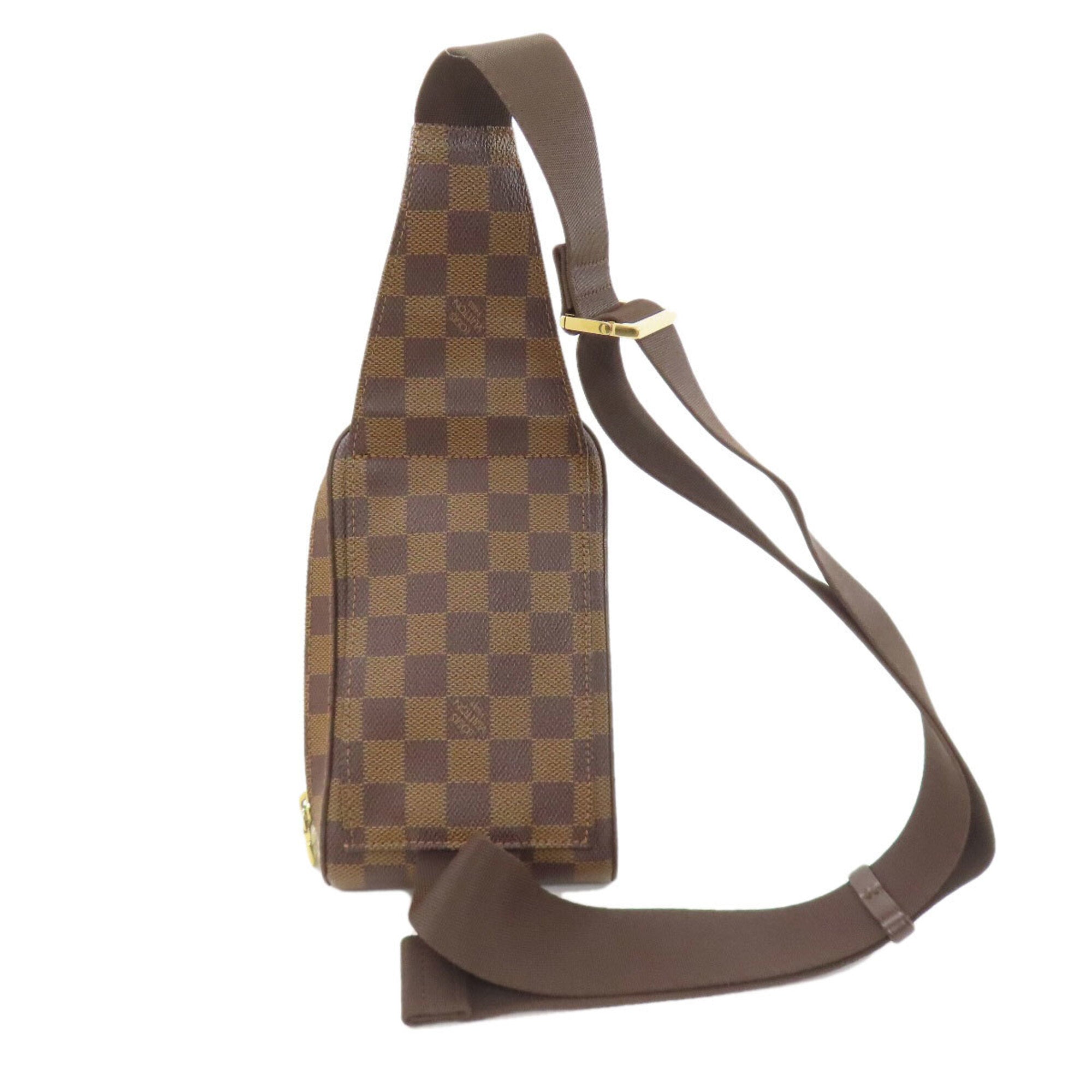 Louis Vuitton Damier Canvas Ebene Damier Canvas Sling Bag (Pre-Owned)