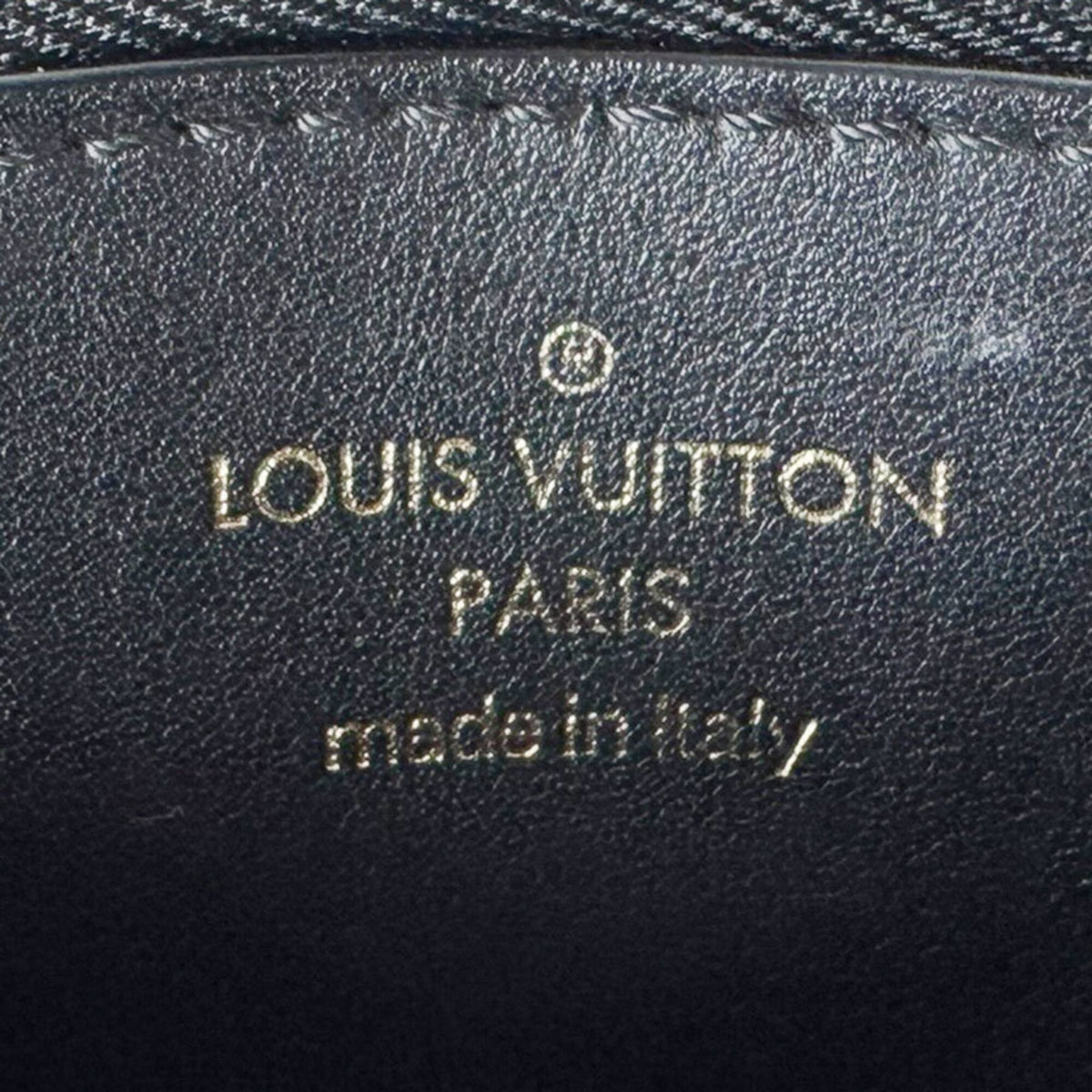 Louis Vuitton Black Brown Monogram Canvas Leather Handbag Shoulder Bag (Pre-Owned)