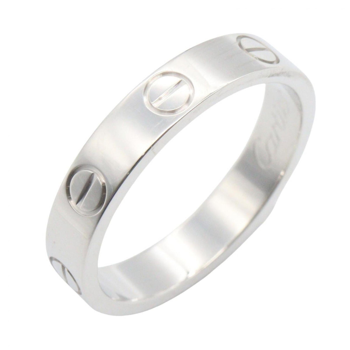 Cartier Silver White Gold (18K) Band Ring (Pre-Owned)