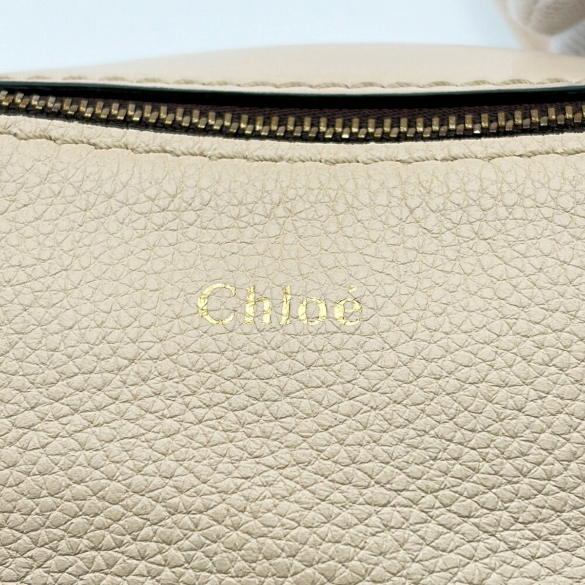 Chloé Beige Leather Shoulder Bag (Pre-Owned)