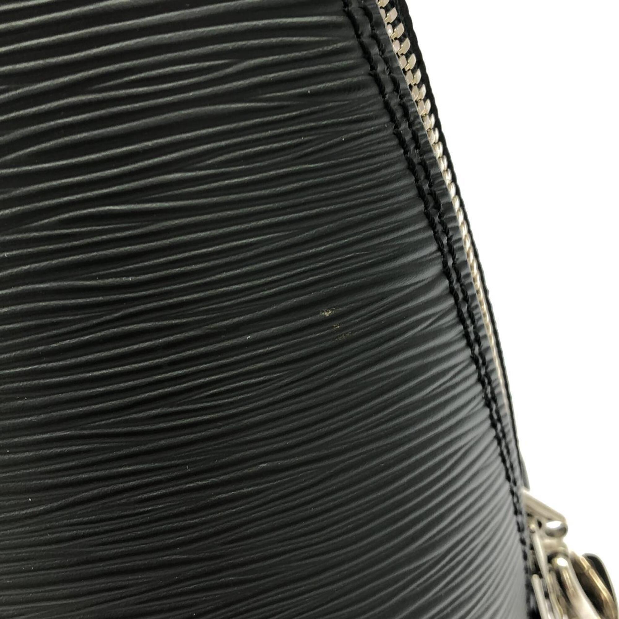 Louis Vuitton Black Leather Handbag (Pre-Owned)