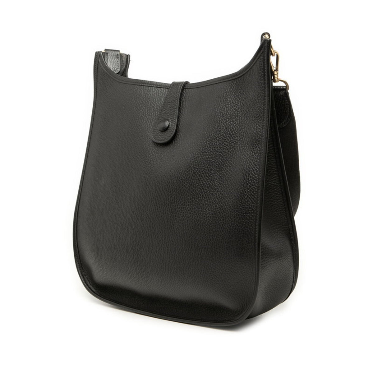 Hermes Evelyne Black Togo Leather Shoulder Bag (Pre-Owned)