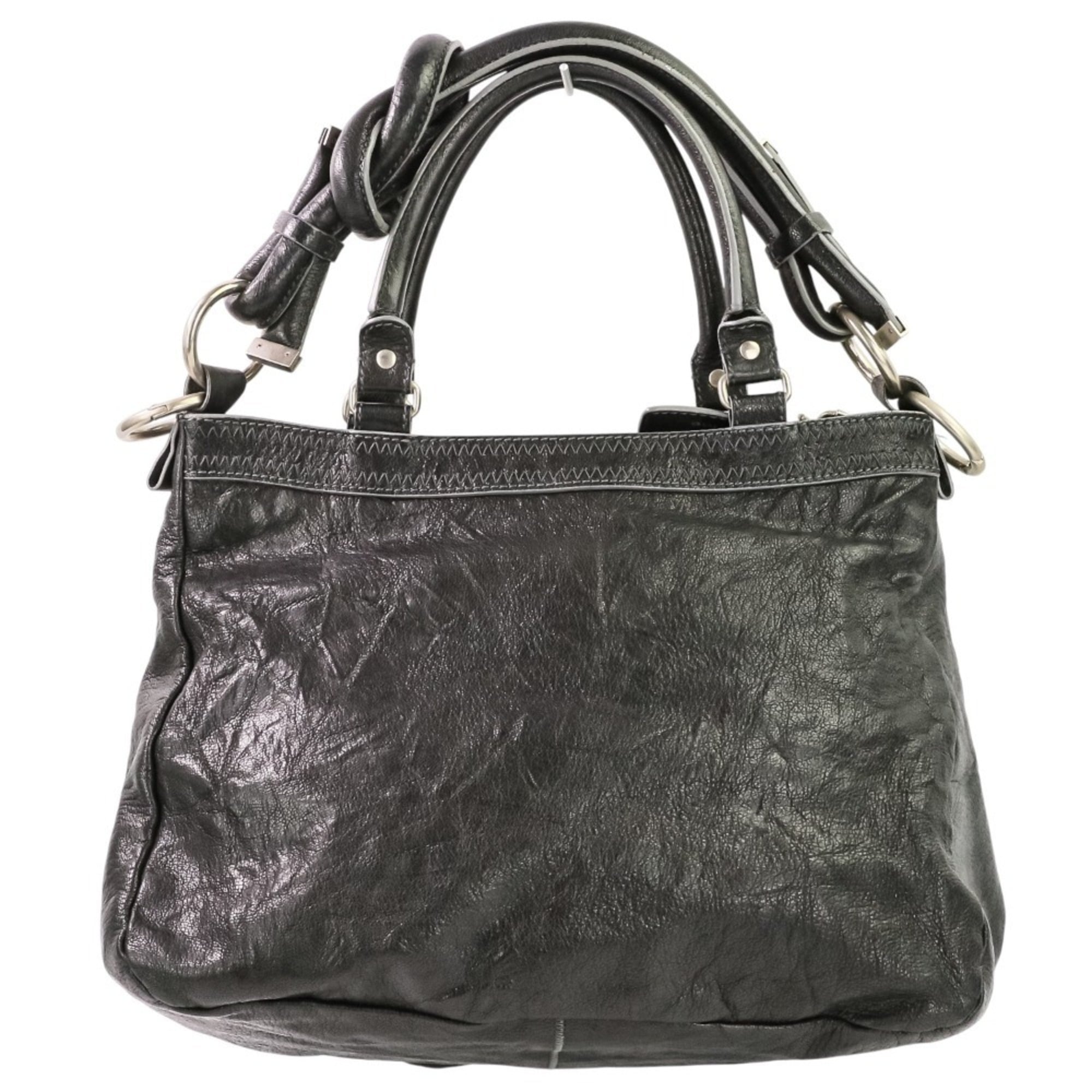 Chloé Black Leather Handbag (Pre-Owned)