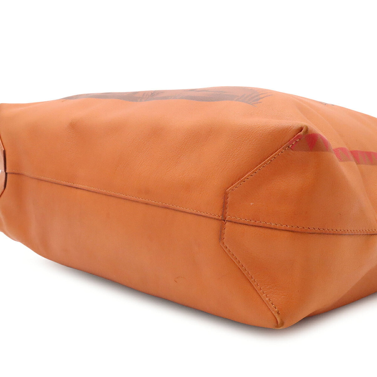 Hermes Brown Multi-Color Shoulder Bag Tote Bag (Pre-Owned)