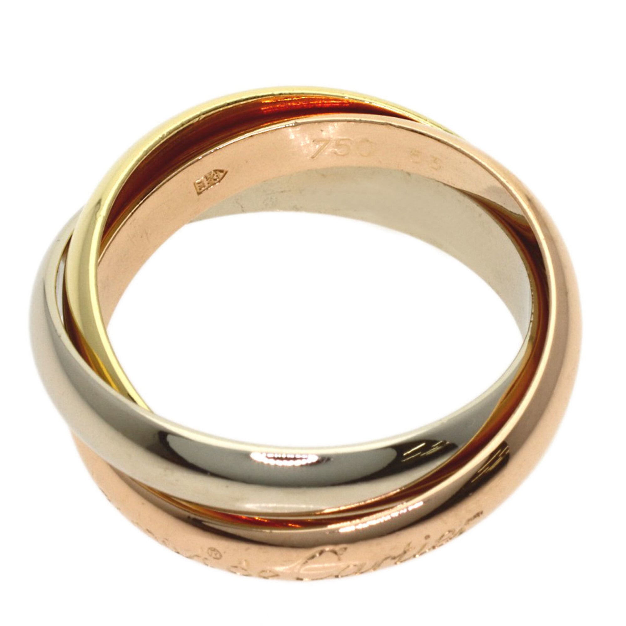 Cartier Yellow Gold (18K) Pink Gold (18K) White Gold (18K) Band Ring (Pre-Owned)