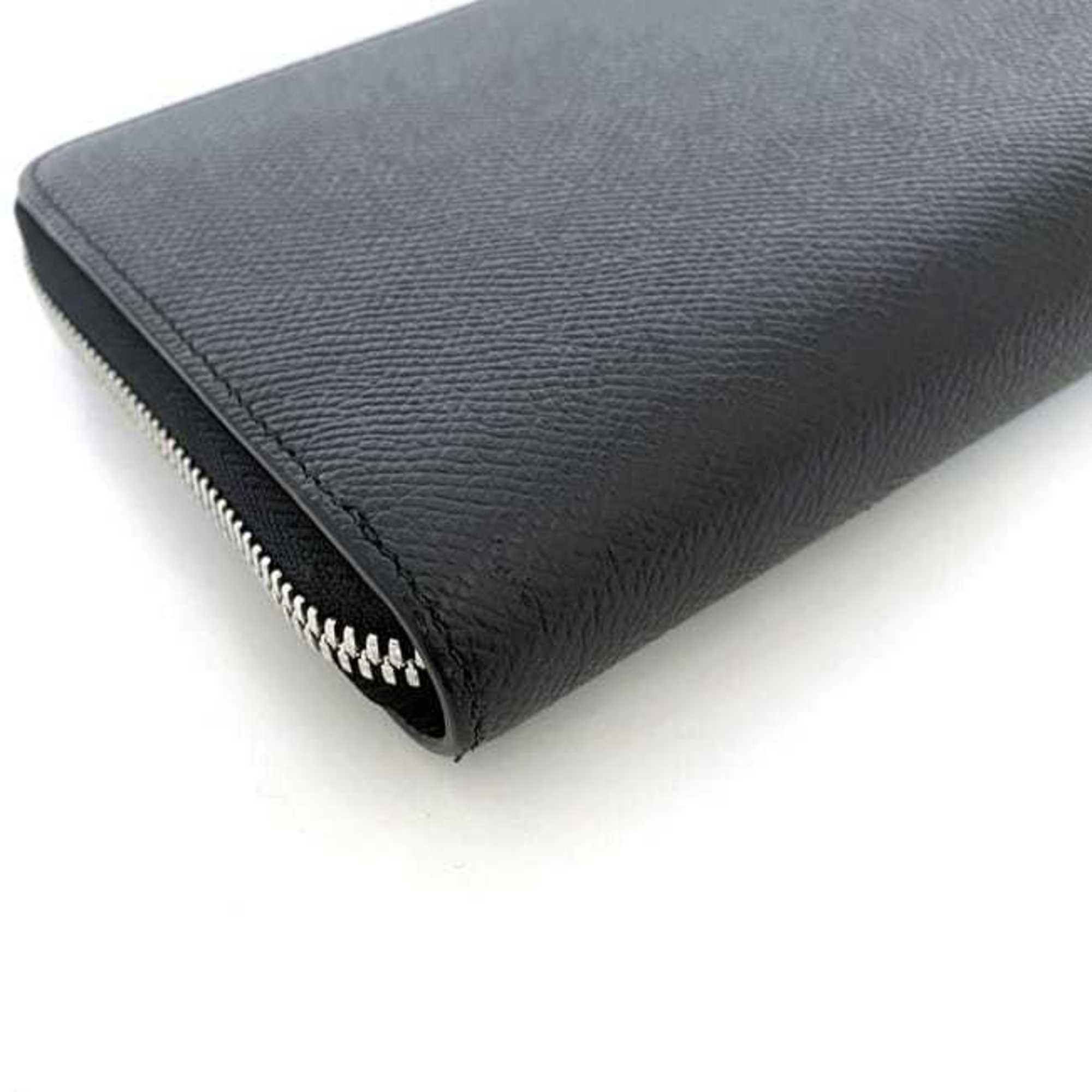 Bally Black Leather Long Wallet (Bi-Fold) (Pre-Owned)