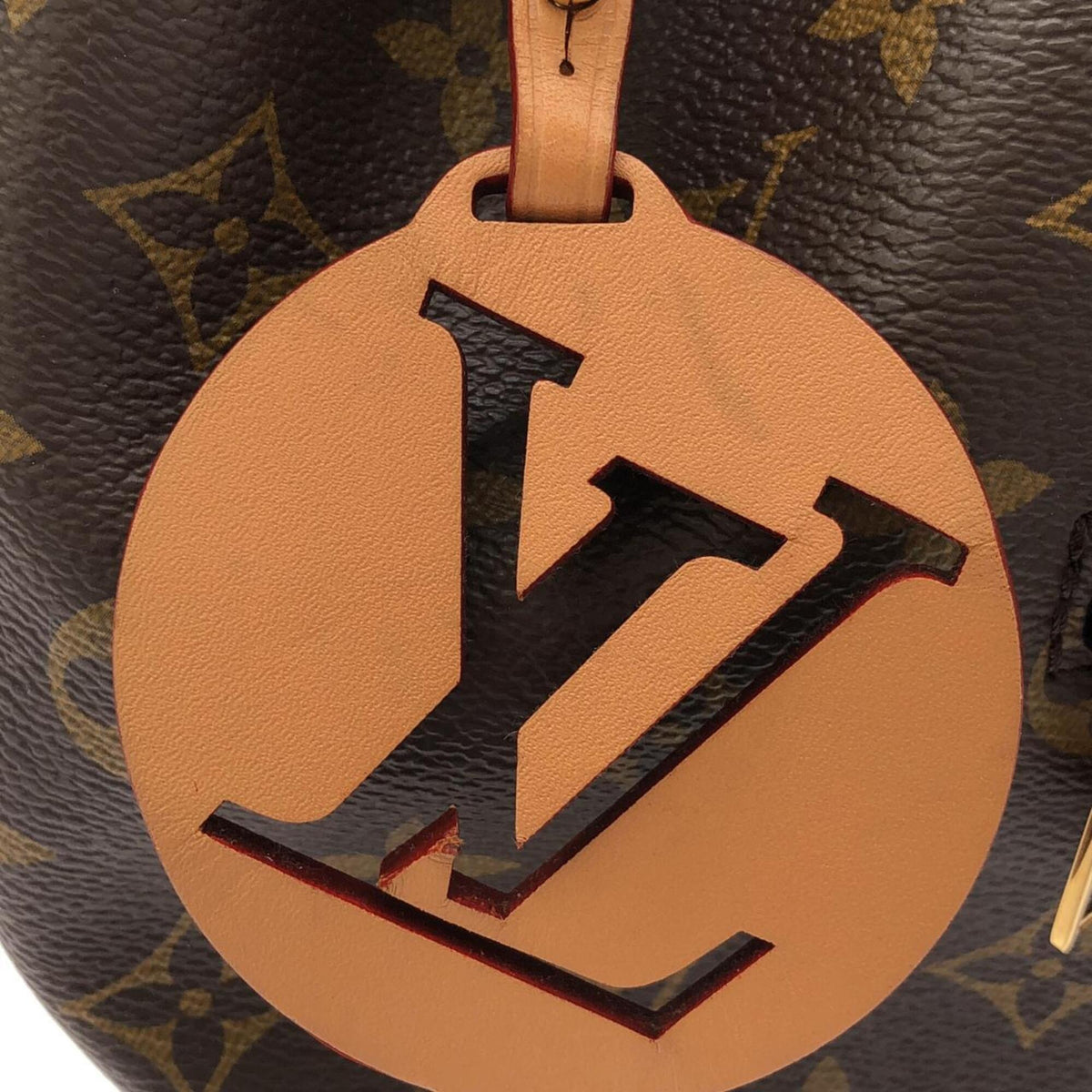 Louis Vuitton Brown Coated Canvas Backpack (Pre-Owned)