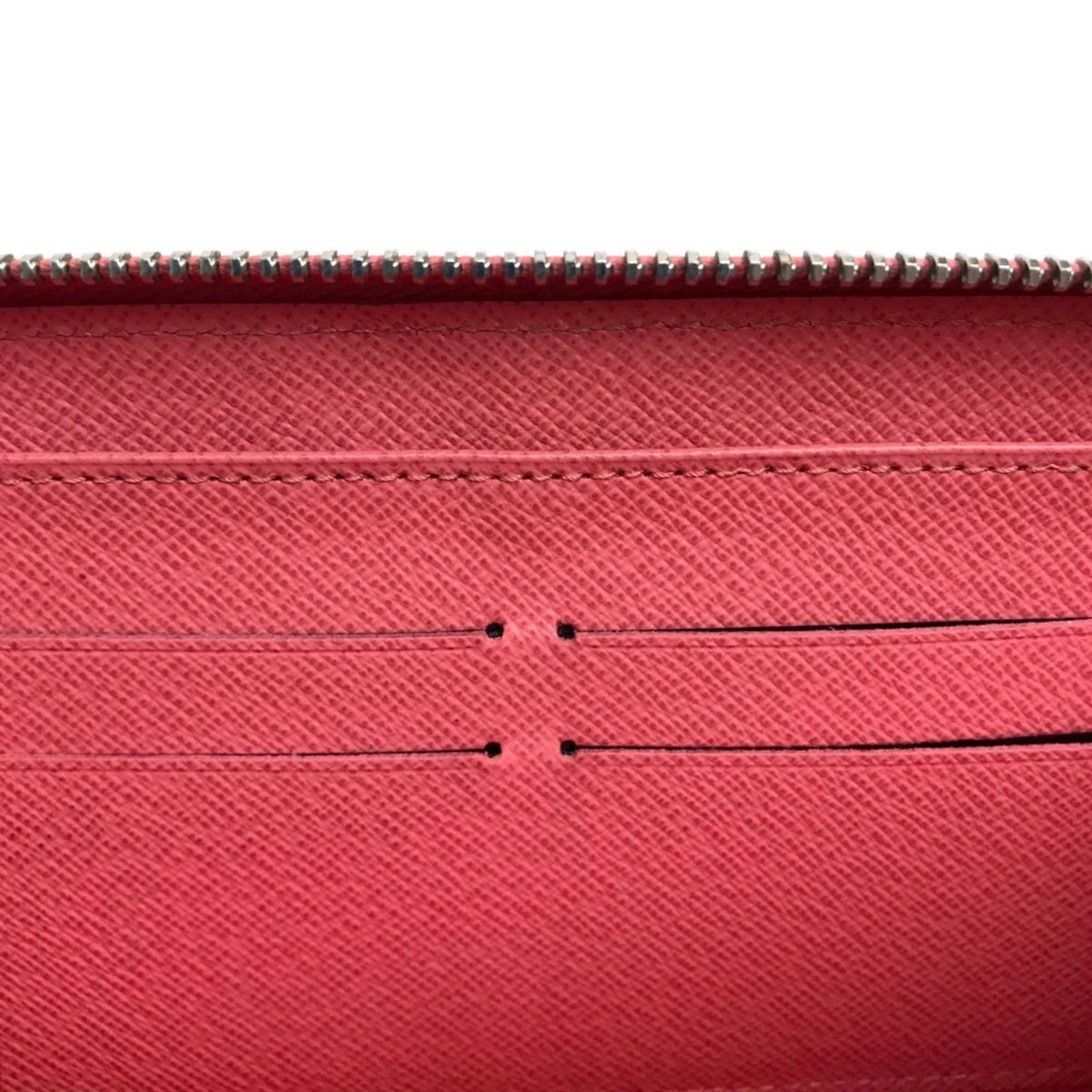 Louis Vuitton Pink Leather Long Wallet (Bi-Fold) (Pre-Owned)