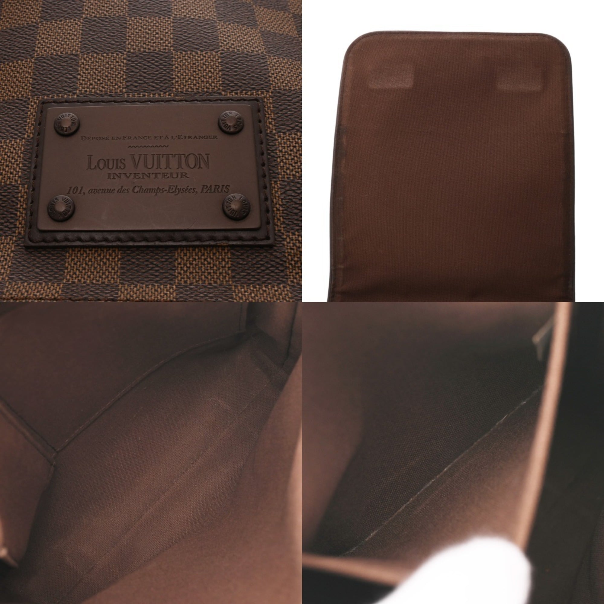 Louis Vuitton Damier Brown Damier Canvas Shoulder Bag (Pre-Owned)