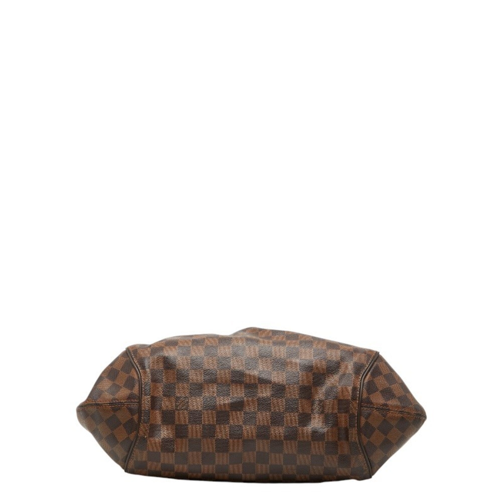 Louis Vuitton Brown Pvc Leather Handbag Tote Bag (Pre-Owned)