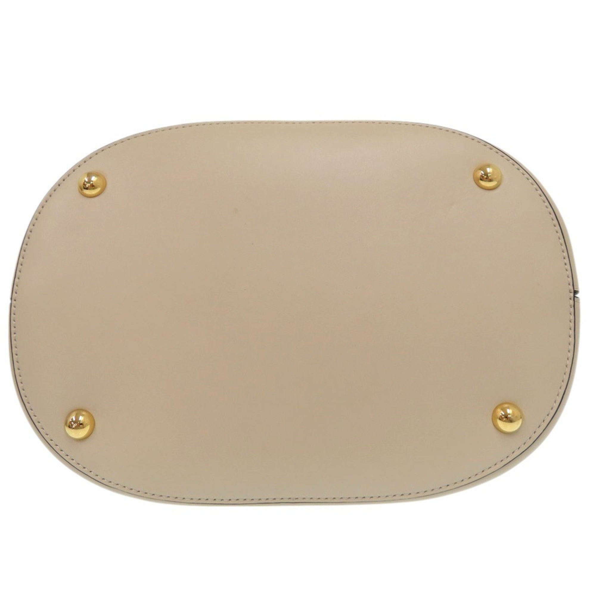Marni Beige Leather Handbag Shoulder Bag (Pre-Owned)