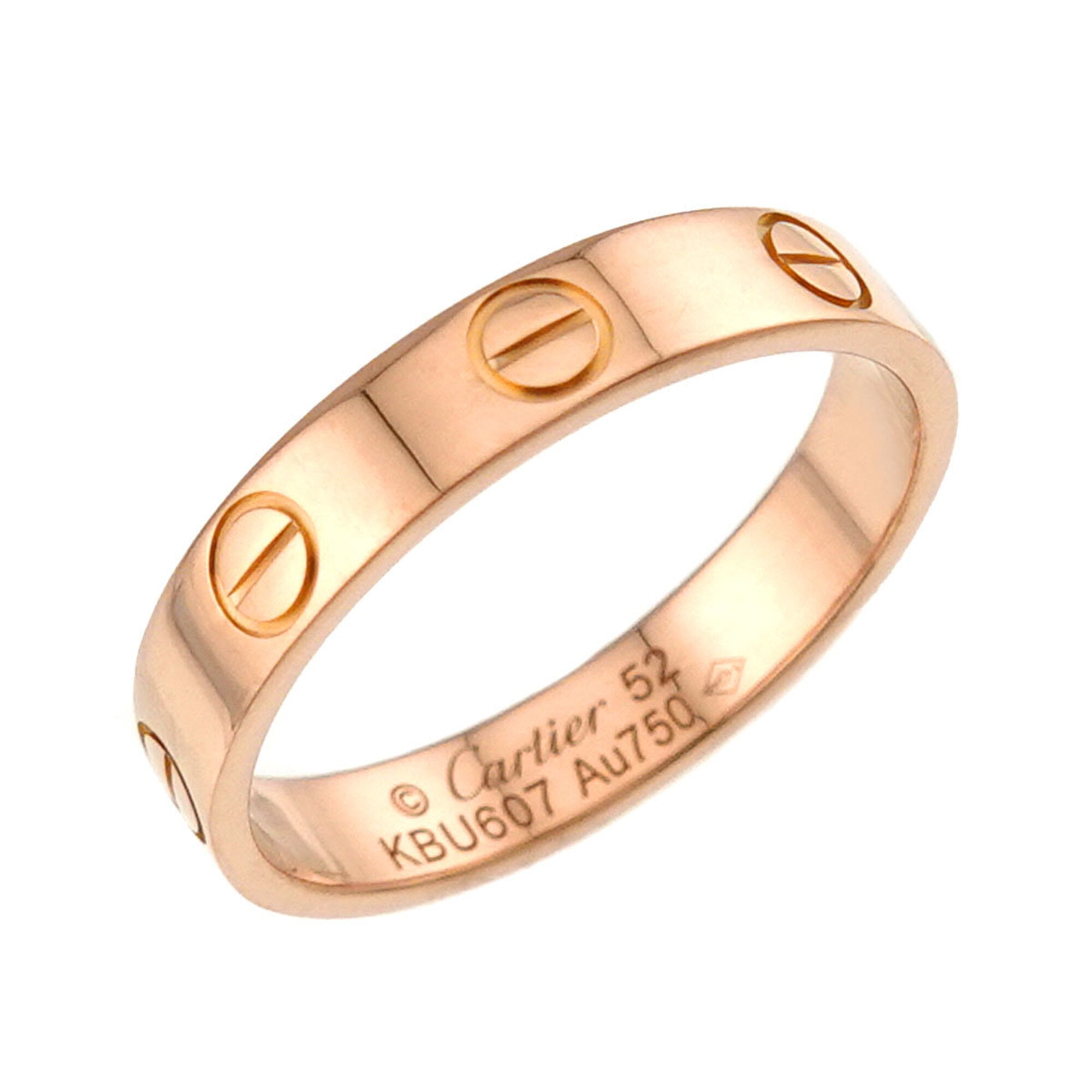 Cartier Pink Gold (18K) Band Ring (Pre-Owned)