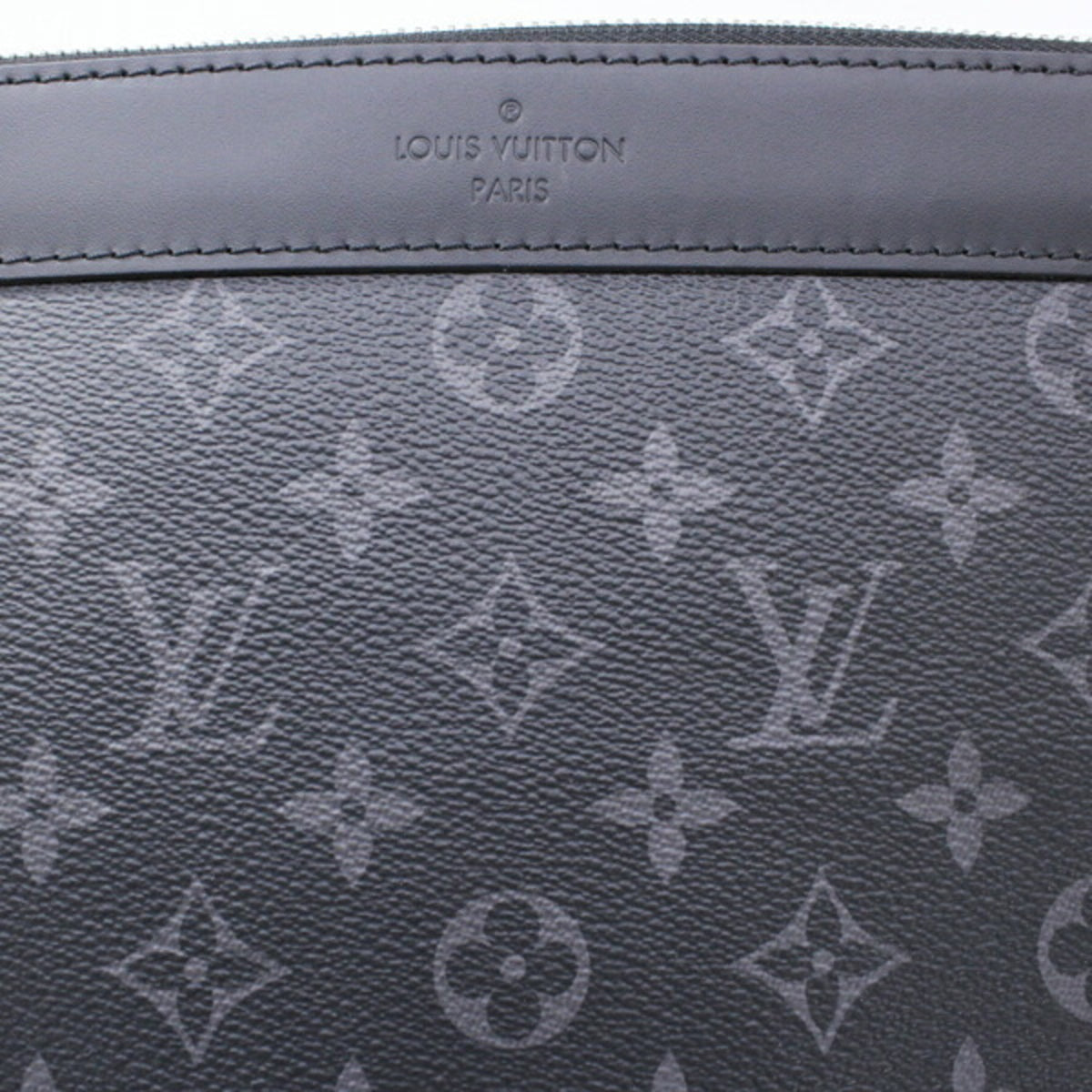 Louis Vuitton Monogram Eclipse Black Monogram Eclipse Monogram Eclipse Clutch Bag Pochette (Pre-Owned)