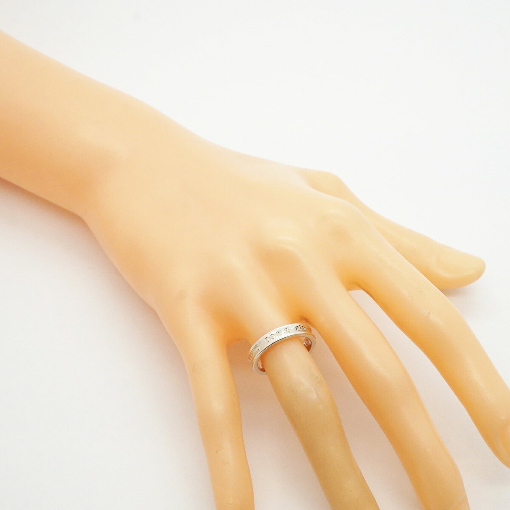 Tiffany Silver 925 Band Ring (Pre-Owned)