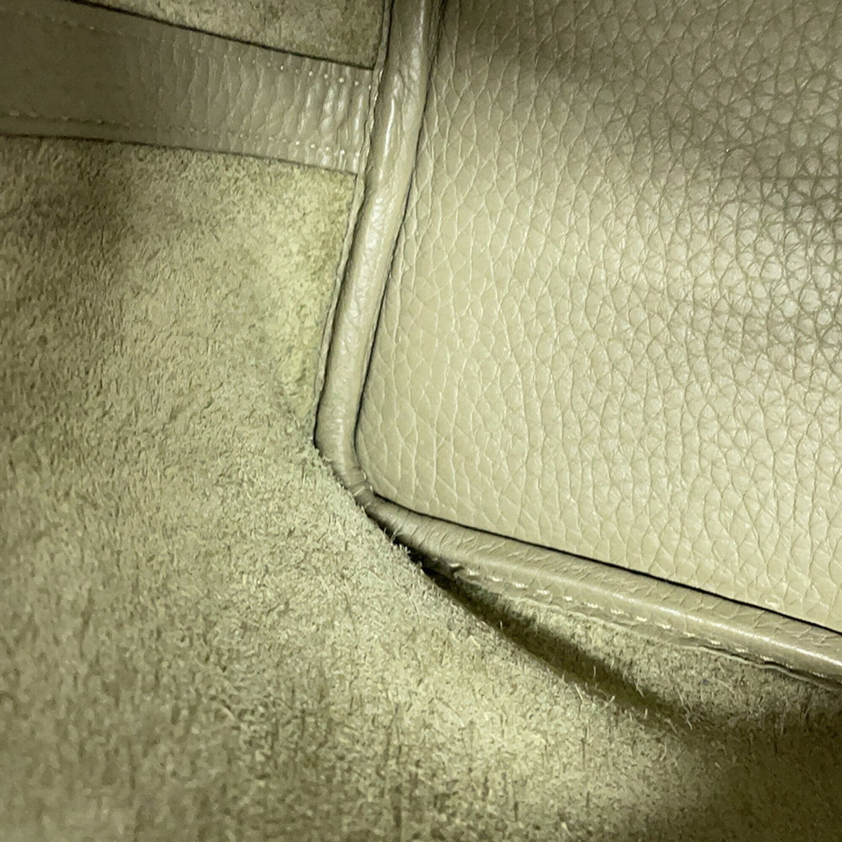 Hermes Picotin Silver Taurillon Clemence Leather Handbag Tote Bag (Pre-Owned)