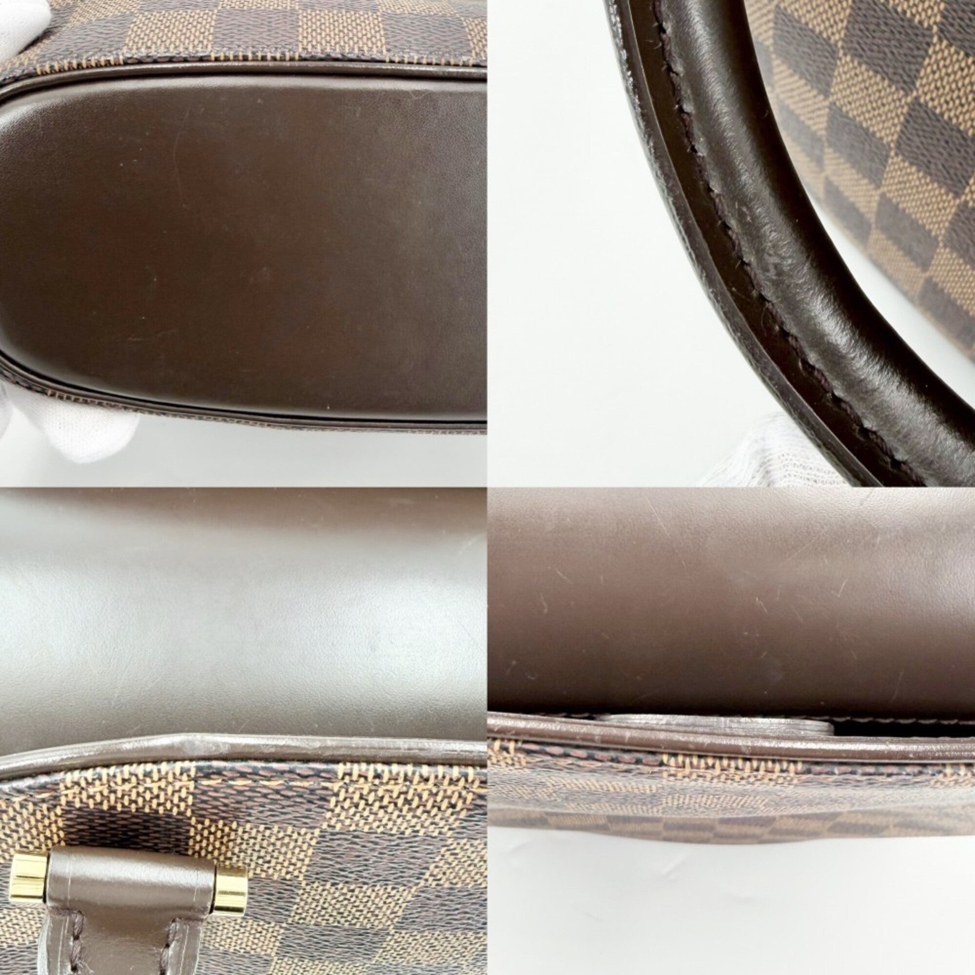 Louis Vuitton Brown Damier Canvas Damier Canvas Handbag (Pre-Owned)