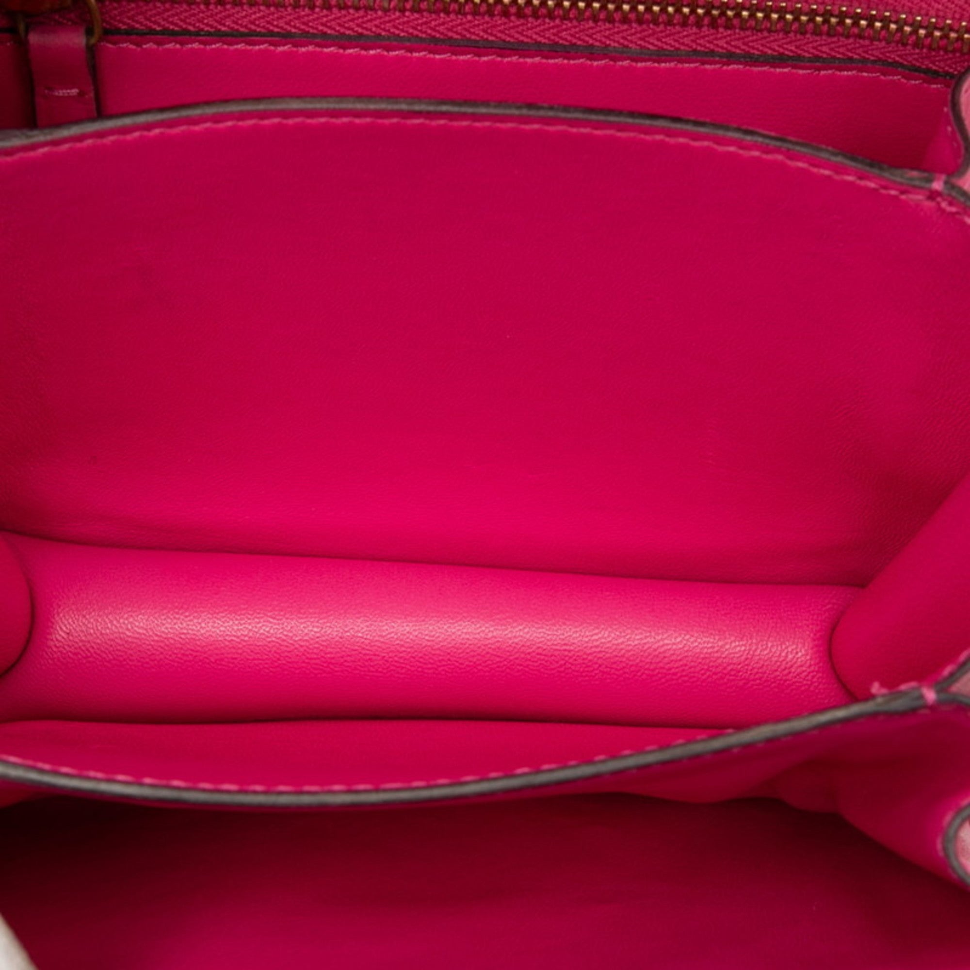 Celine Pink Leather Shoulder Bag (Pre-Owned)