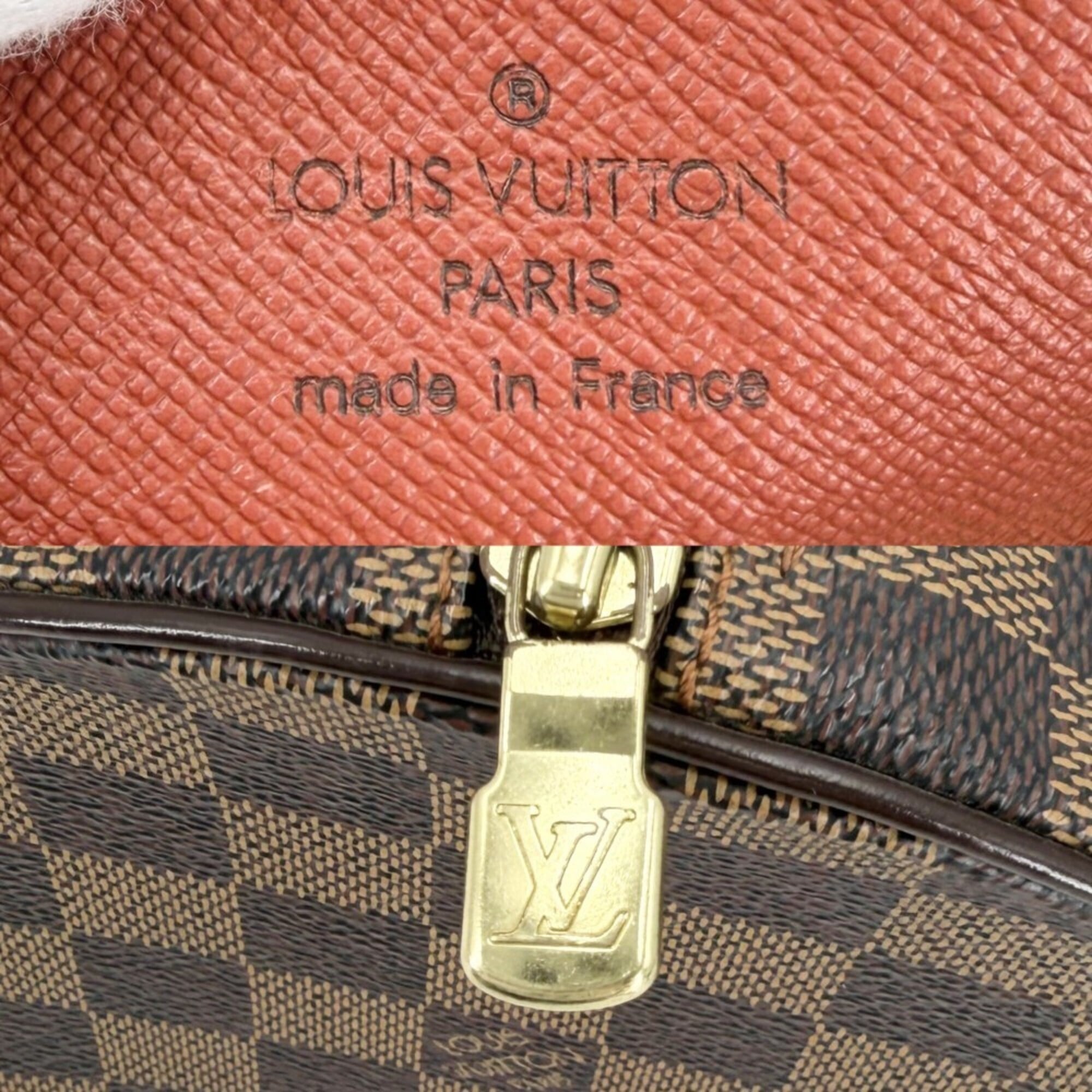 Louis Vuitton Brown Damier Canvas Handbag (Pre-Owned)