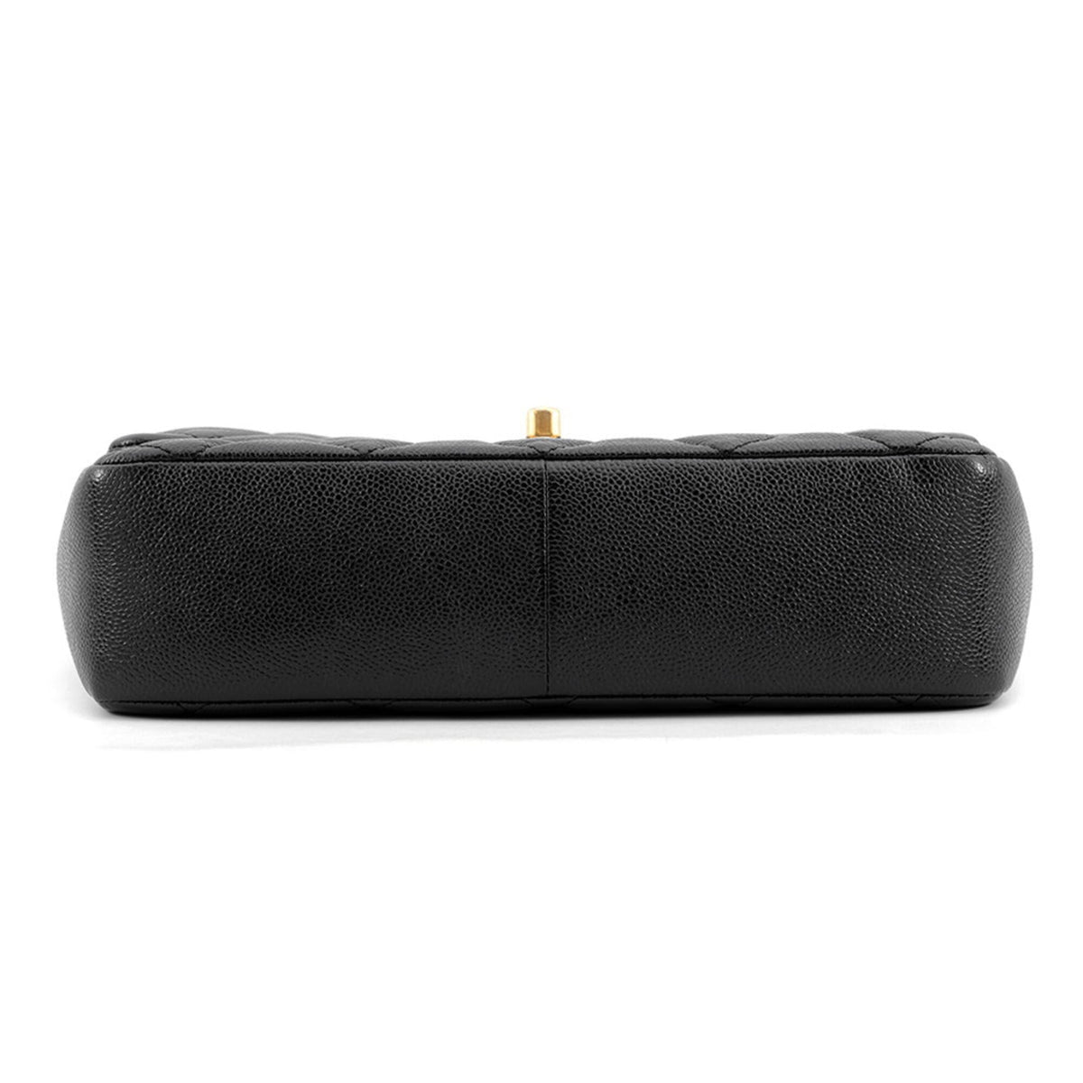 Chanel Matelasse Black Grained Calfskin Handbag Shoulder Bag (Pre-Owned)