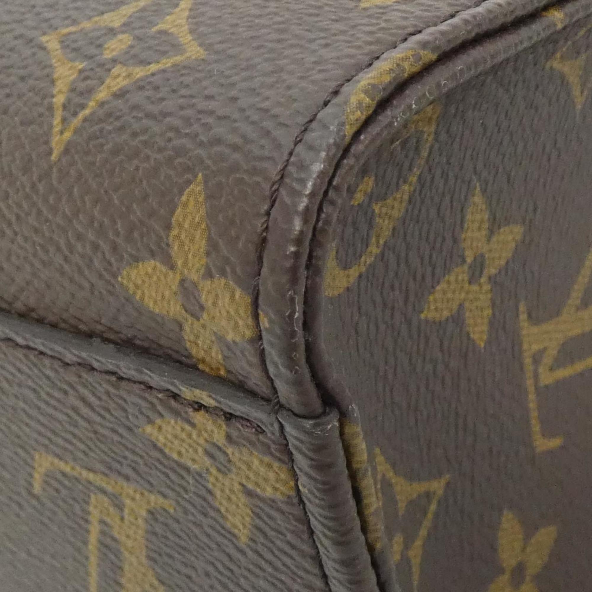 Louis Vuitton Monogram Marron Coated Canvas Handbag (Pre-Owned)