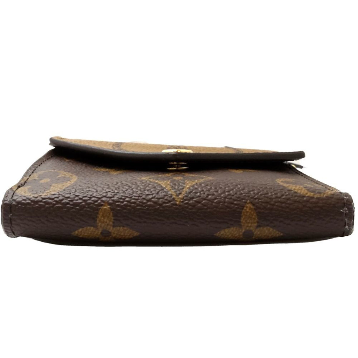 Louis Vuitton Monogram Beige Brown Monogram Wallet (Tri-Fold) (Pre-Owned)