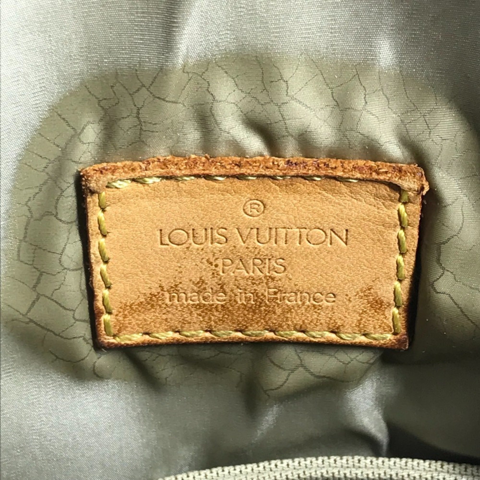Louis Vuitton Earth Khaki Damier Geant Pochette Shoulder Bag Sling Bag (Pre-Owned)
