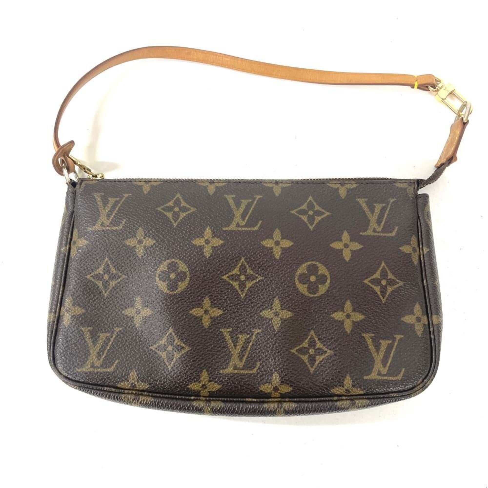 Louis Vuitton Brown Monogram Monogram Handbag Pochette Pouch (Pre-Owned)