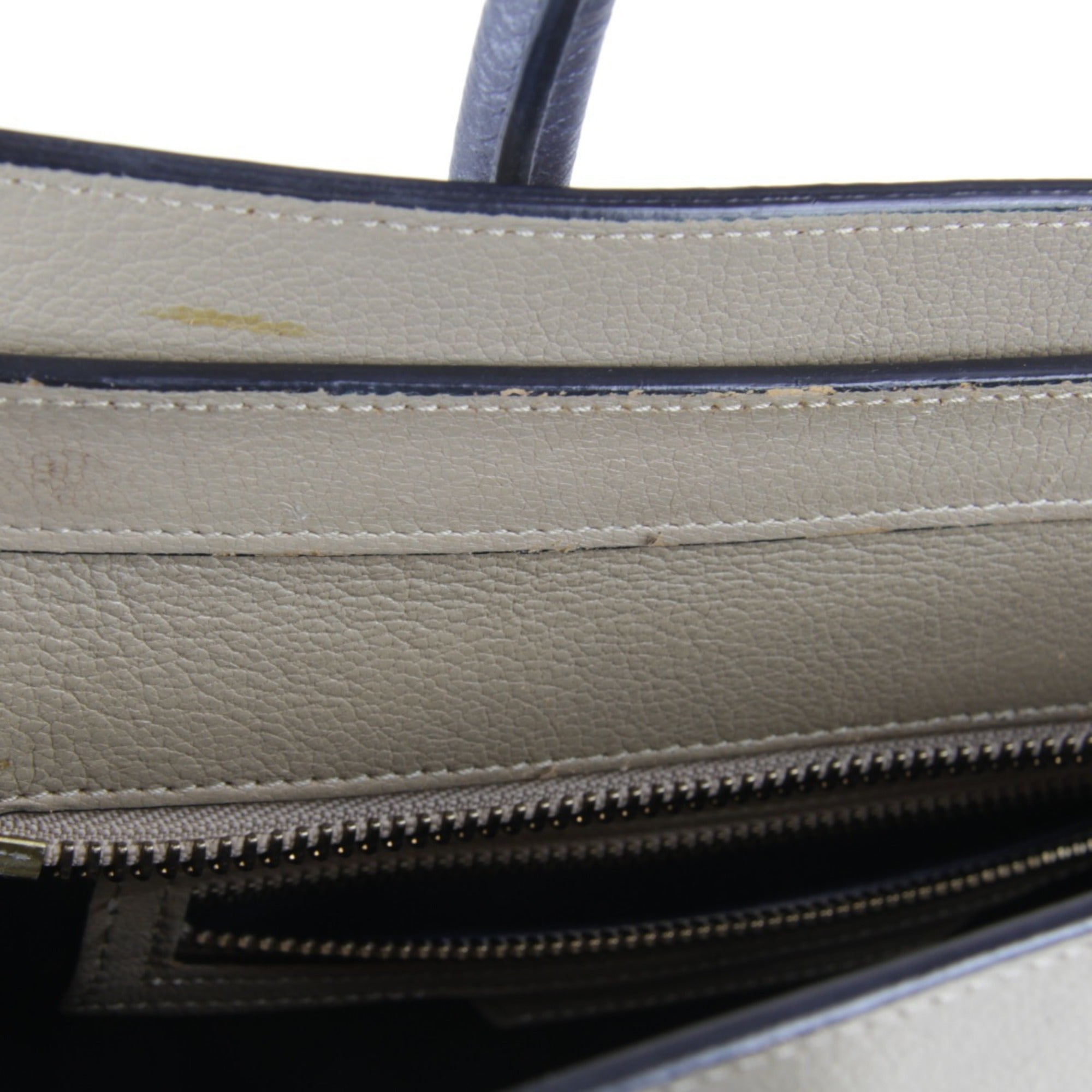 Celine Beige Leather Tote Bag (Pre-Owned)