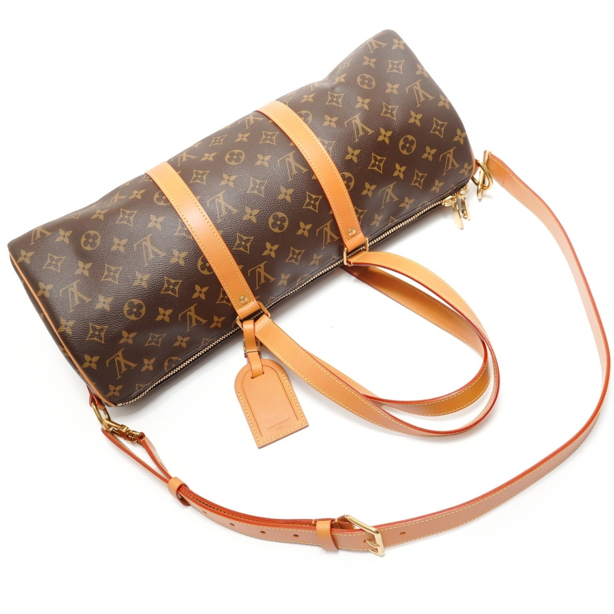 Louis Vuitton Brown Monogram Shoulder Bag (Pre-Owned)