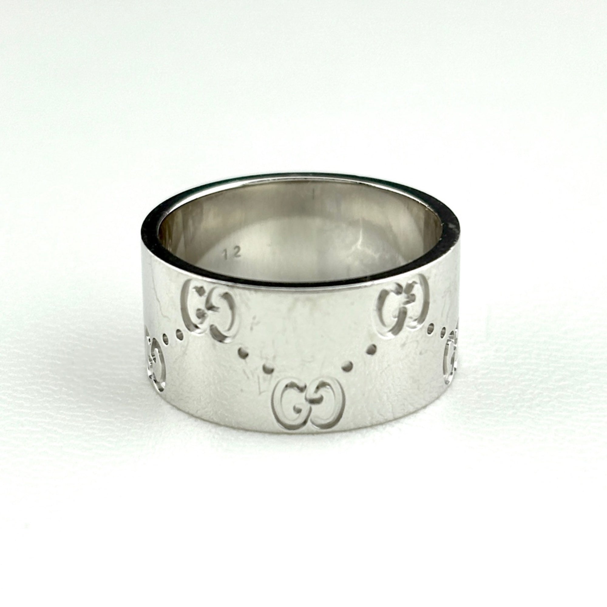 Gucci White Gold (18K) Band Ring (Pre-Owned)