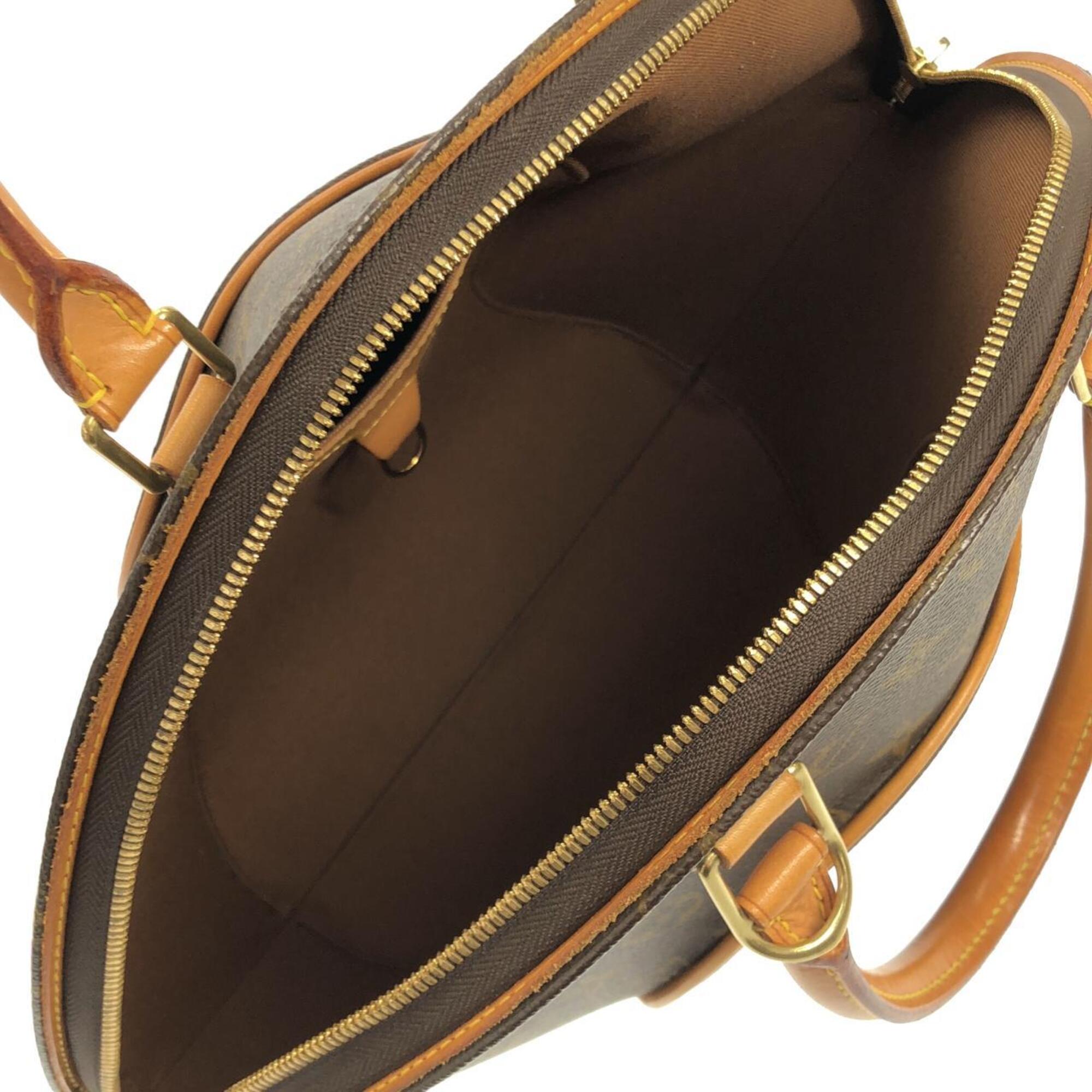 Louis Vuitton Marron Coated Canvas Handbag (Pre-Owned)
