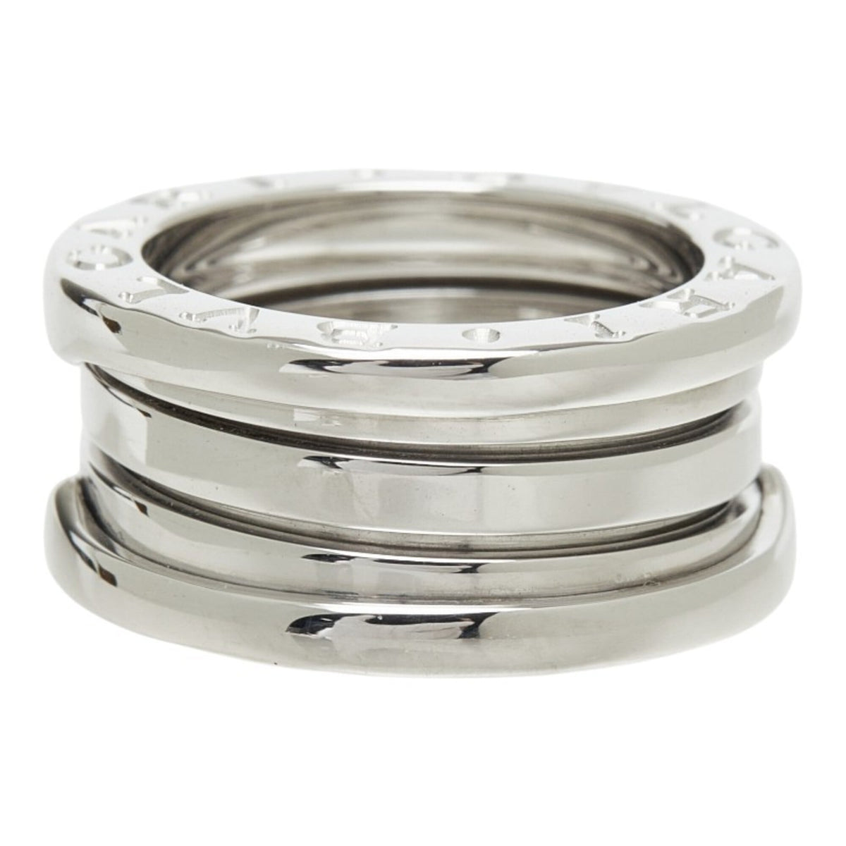 Bvlgari White Gold White Gold (18K) Band Ring (Pre-Owned)